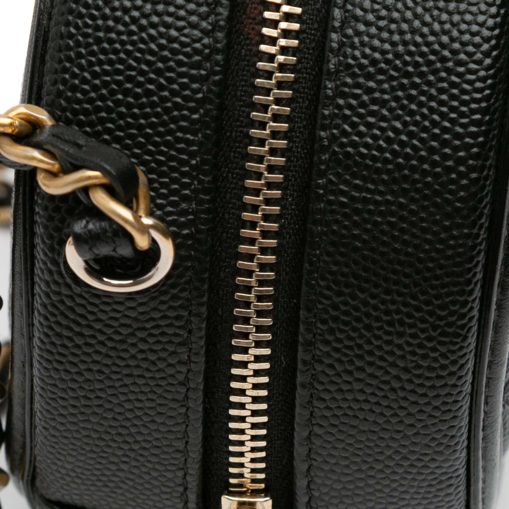 Top Quality Chanel Caviar CC Filigree Round Crossbody (SHG-bEzArR)