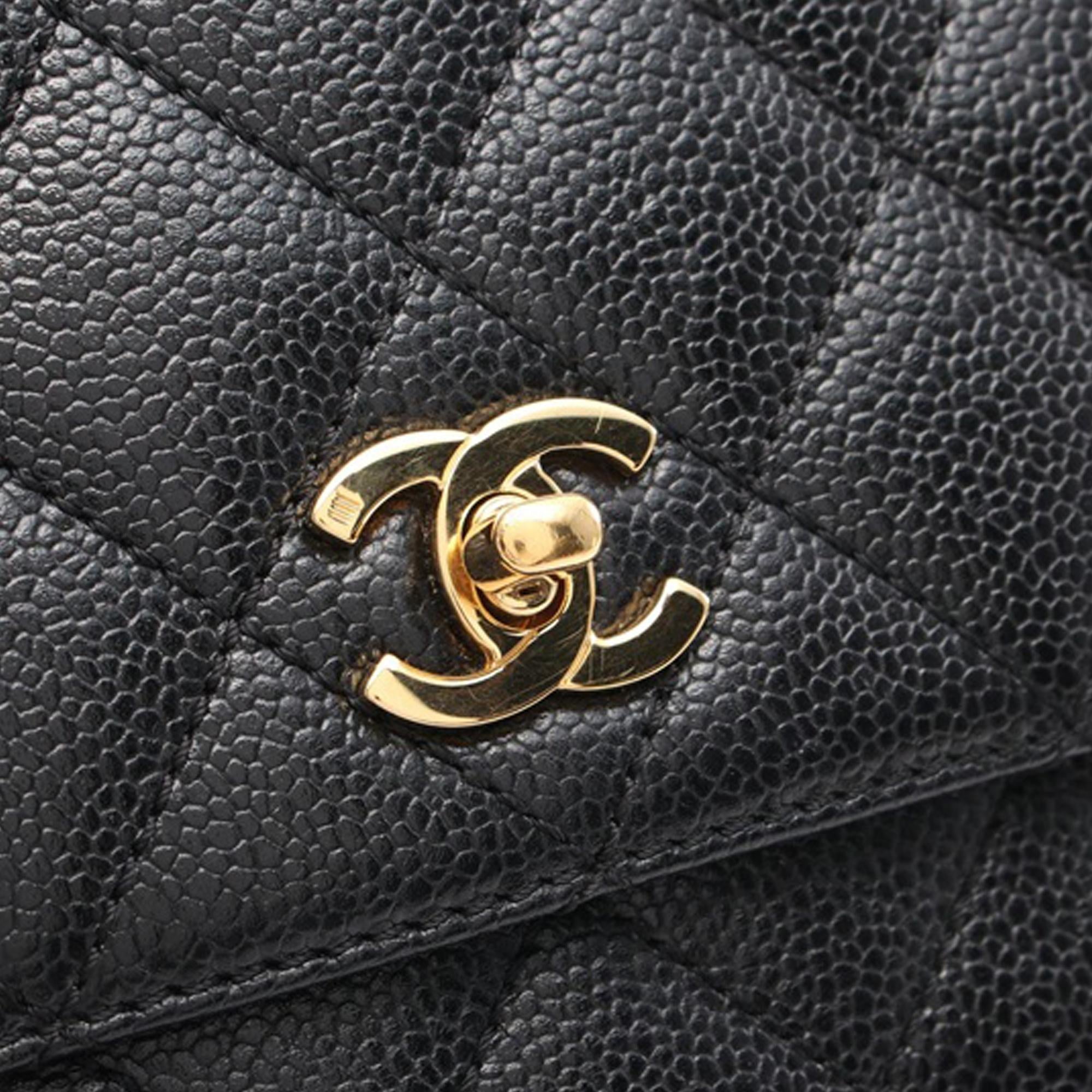 Top Quality Chanel Caviar Kelly Top Handle Bag (SHG-8nJcqR)