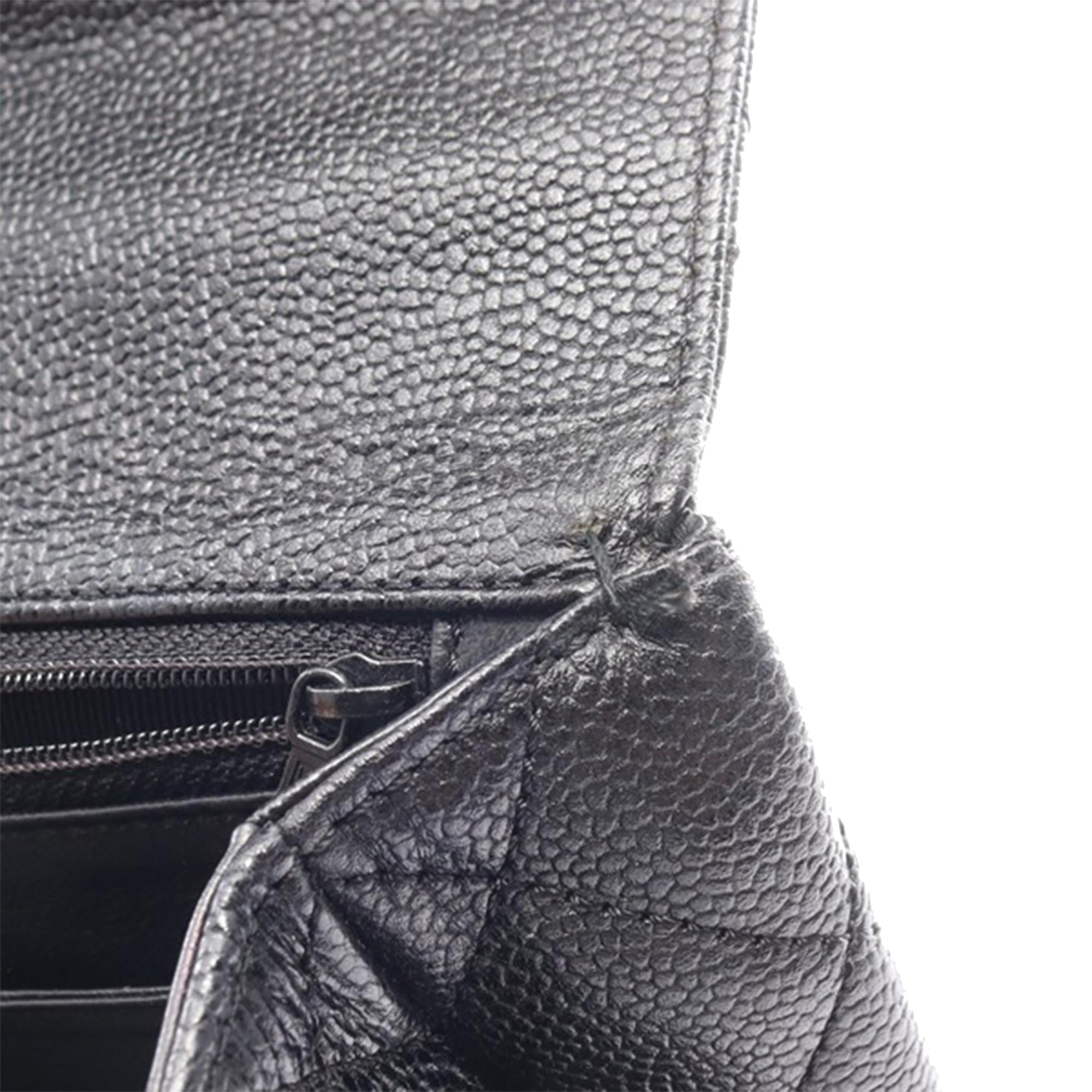 Top Quality Chanel Caviar Kelly Top Handle (SHG-0u5l7v)