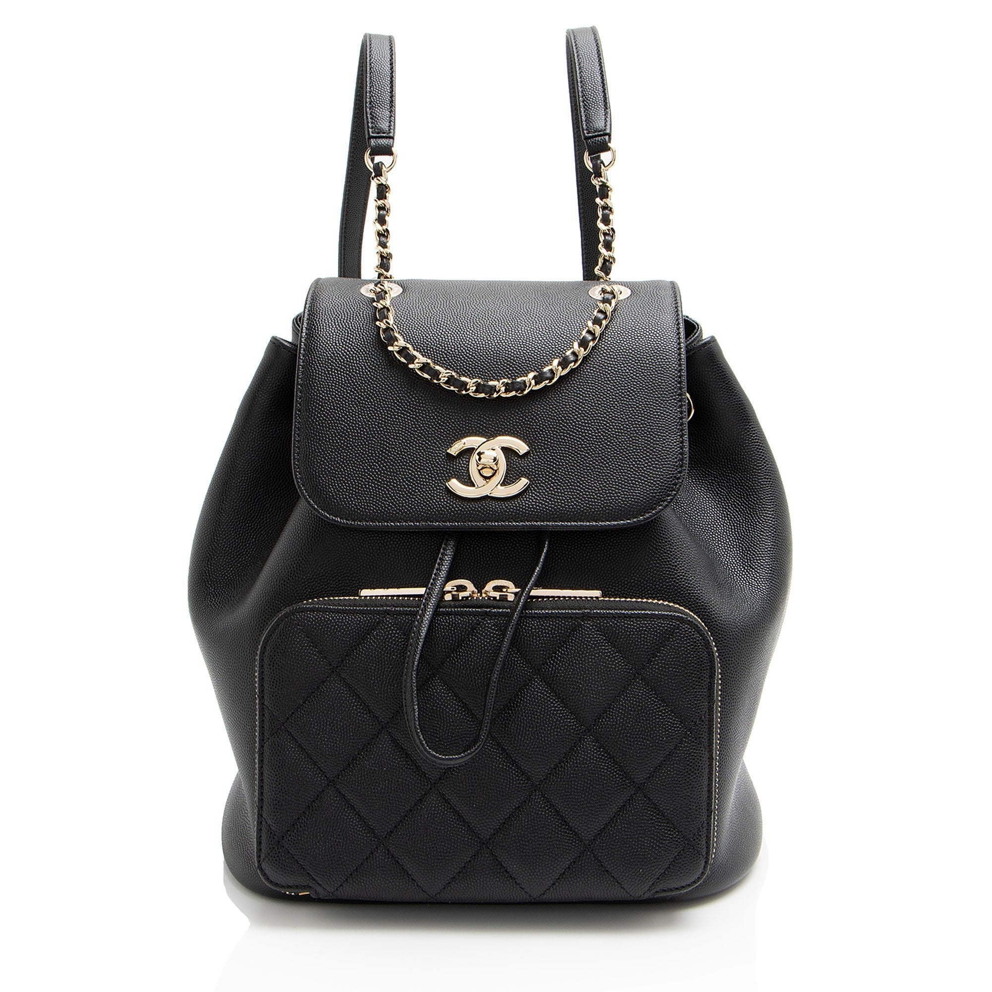 Top Quality Chanel Caviar Leather Business Affinity Backpack (SHF-oTQxcP)
