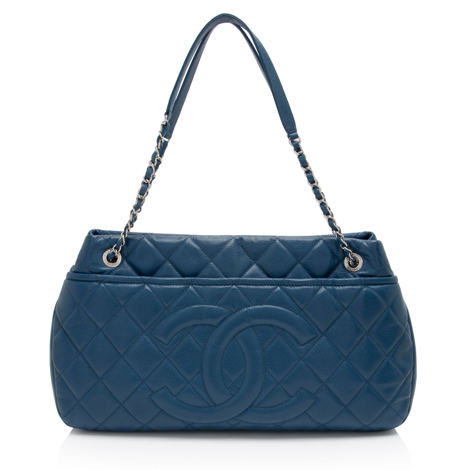 Top Quality Chanel Caviar Leather CC Timeless Medium Shoulder Bag (SHF-u1RyRl)
