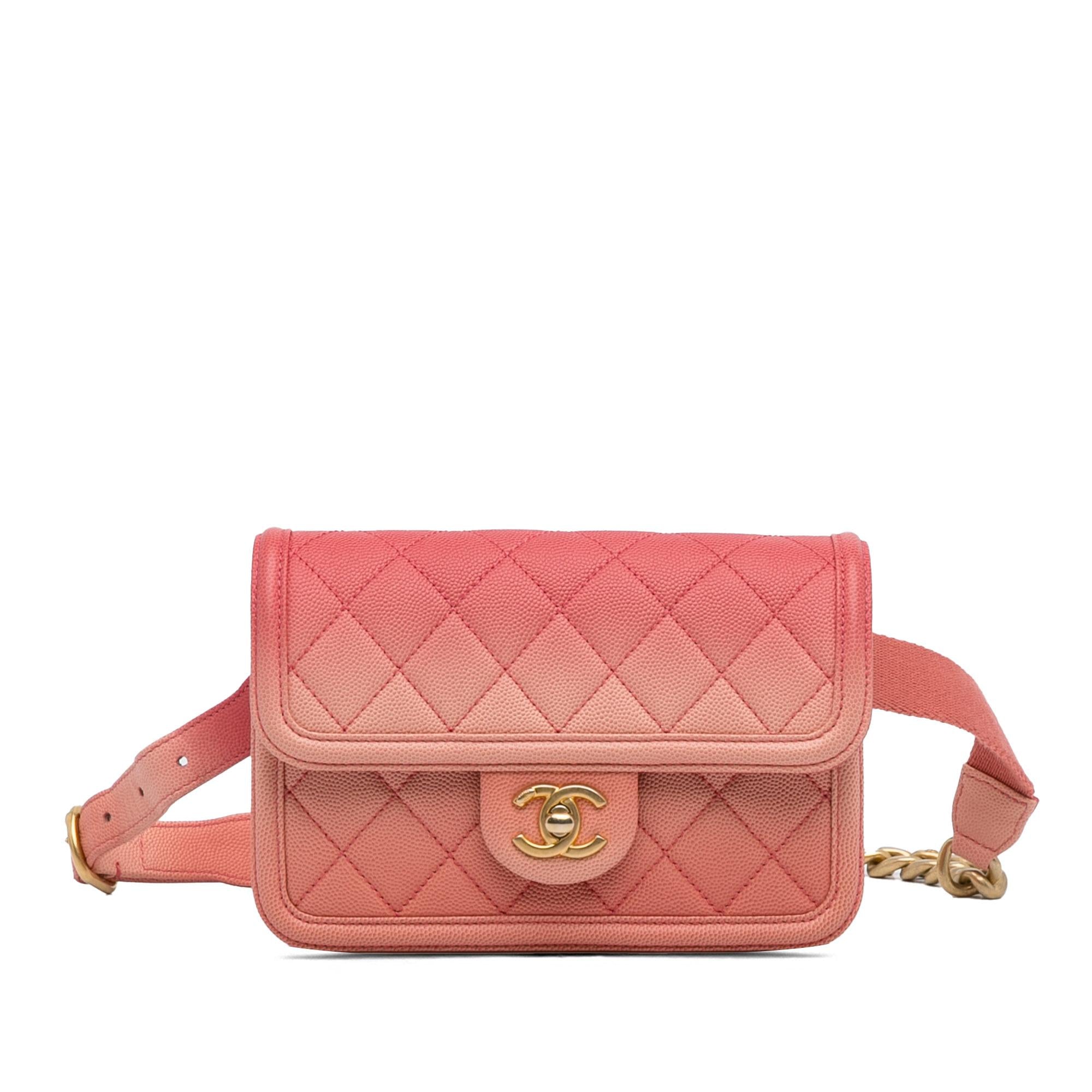 Top Quality Chanel Caviar Sunset On The Sea Flap Belt Bag (SHG-lARDNa)