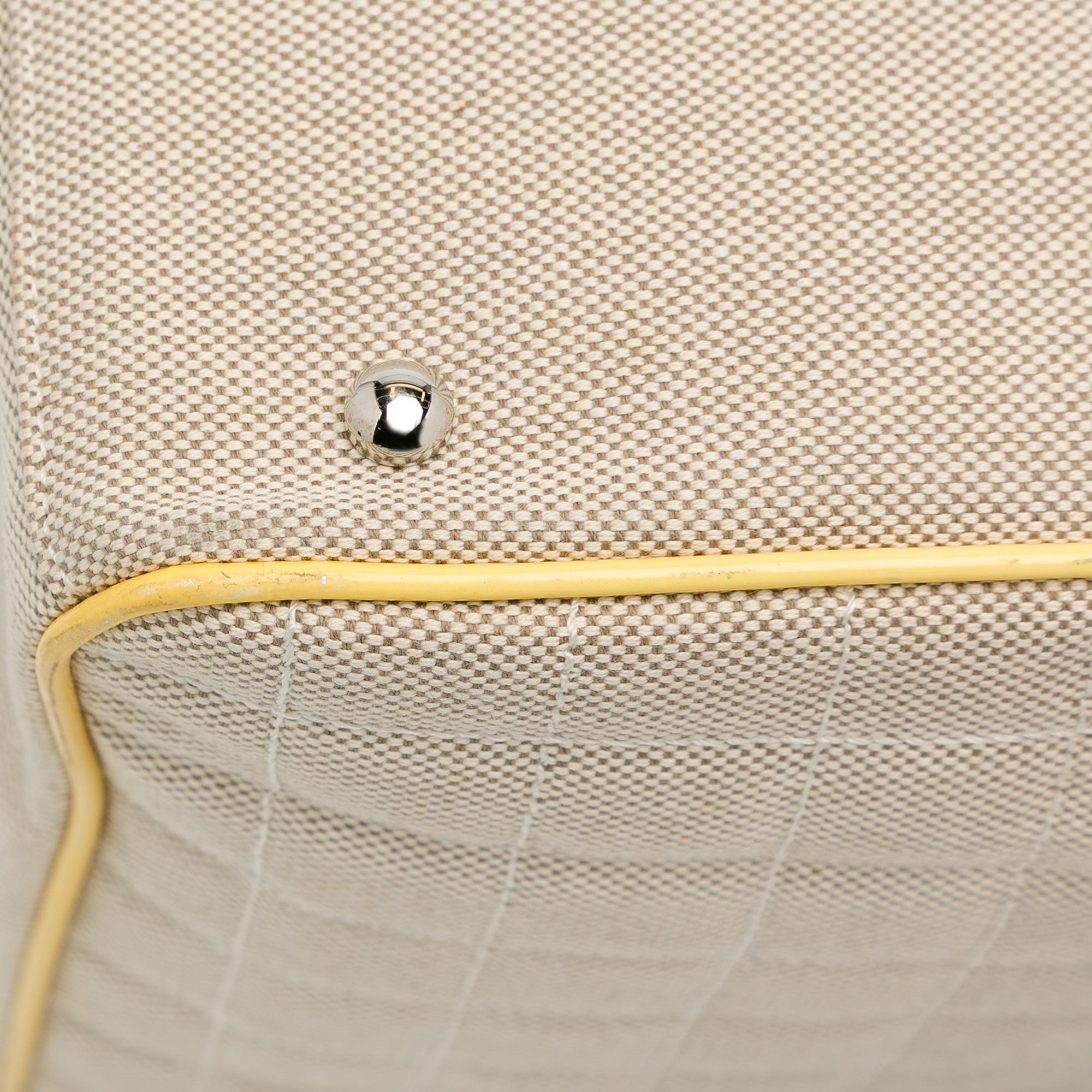 Top Quality Chanel Choco Bar Canvas CC Camellia No. 5 Tote (SHG-2pYBaU)