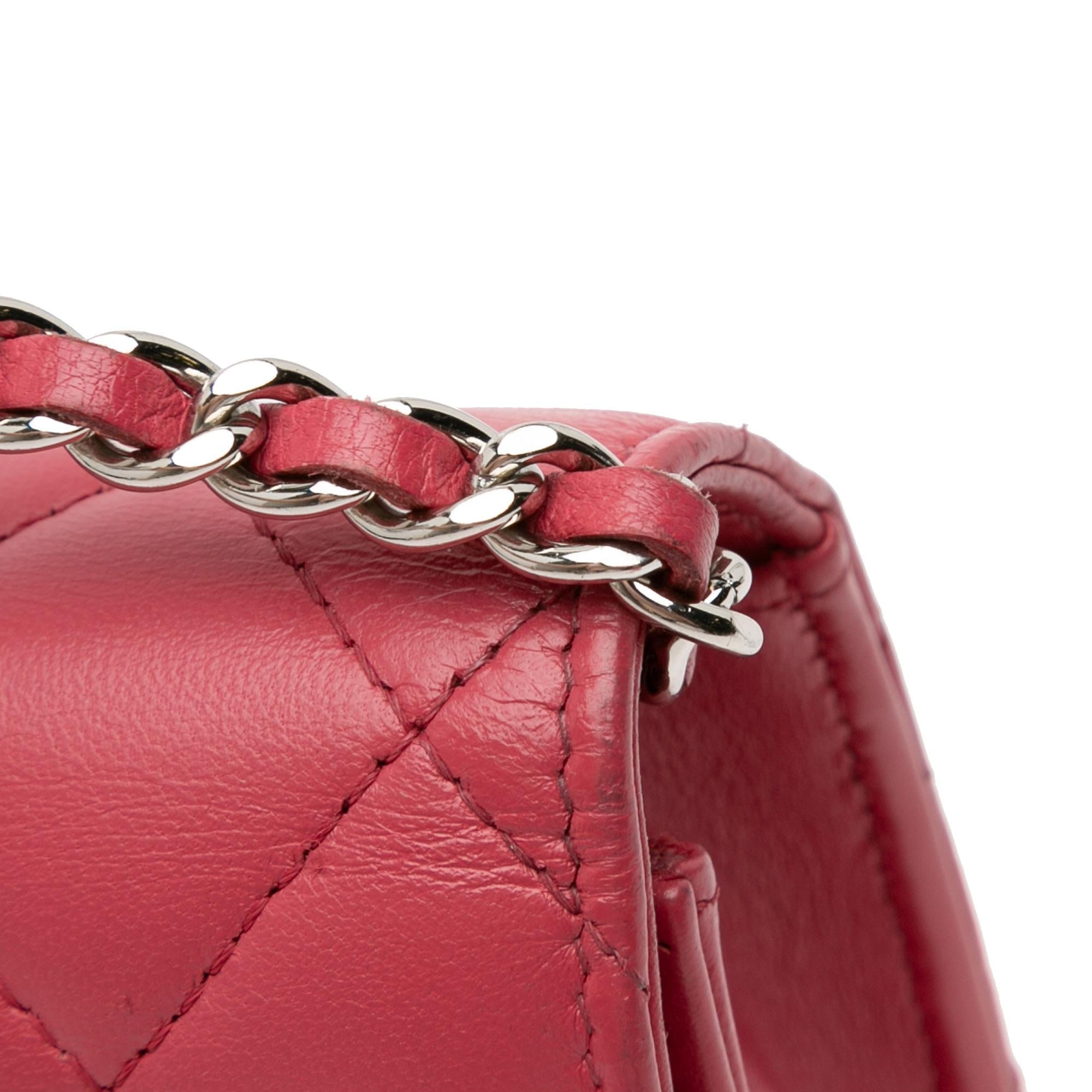 Top Quality Chanel Classic Lambskin Wallet on Chain (SHG-kmkl8K)