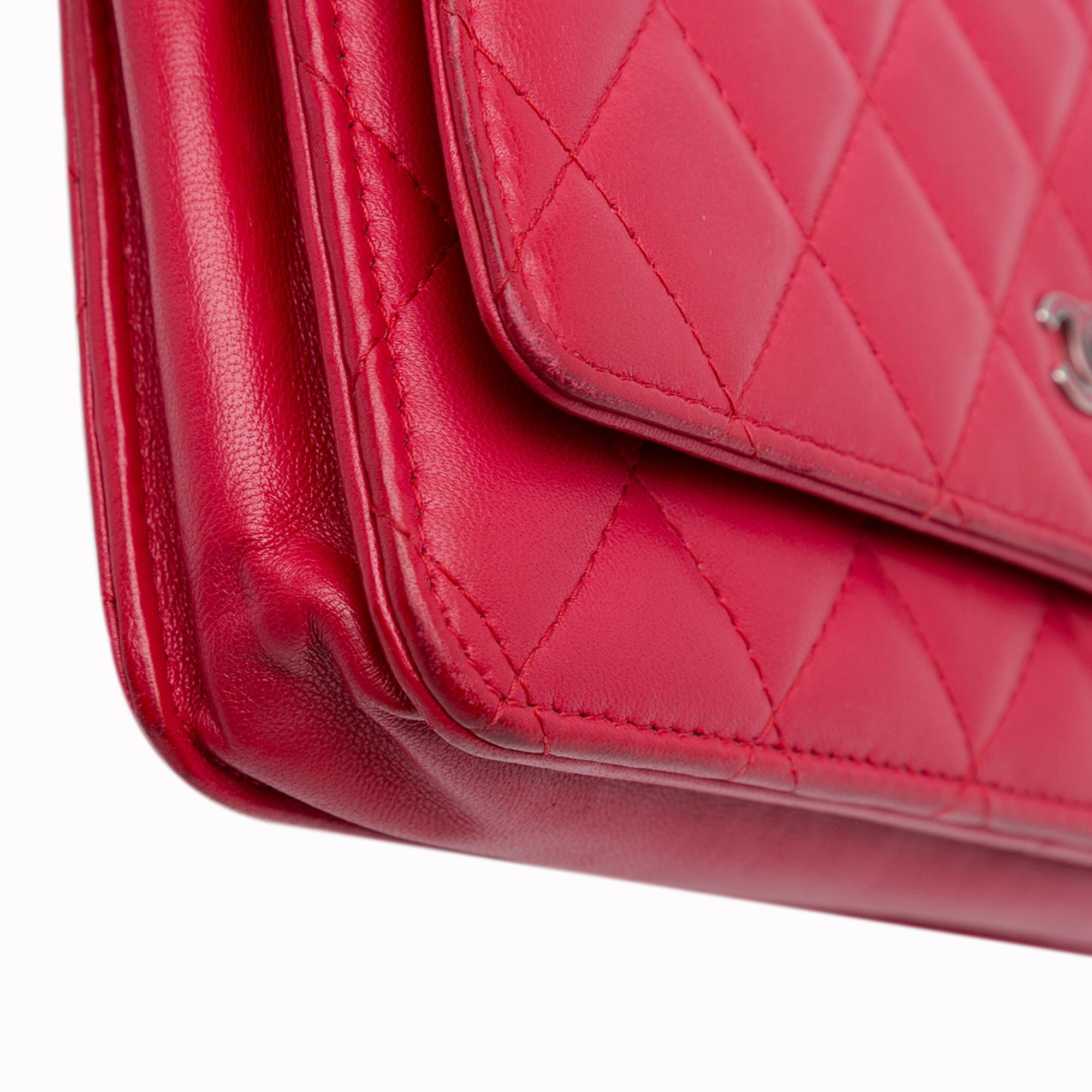 Top Quality Chanel Classic Lambskin Wallet on Chain (SHG-456A62)