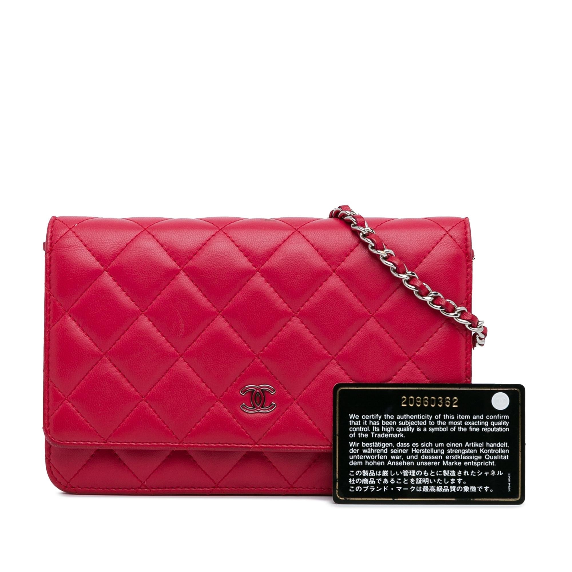 Top Quality Chanel Classic Lambskin Wallet on Chain (SHG-456A62)
