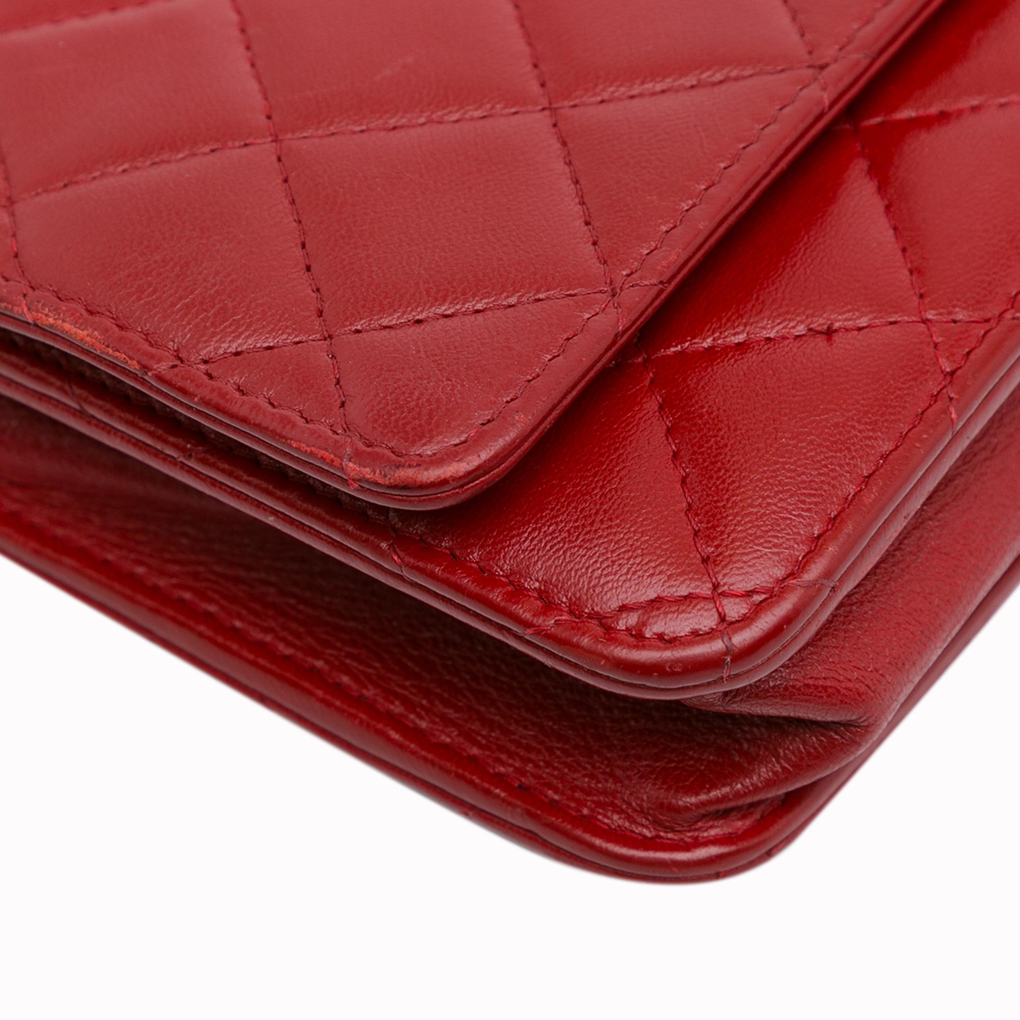 Top Quality Chanel Classic Lambskin Wallet on Chain (SHG-1JtIAe)