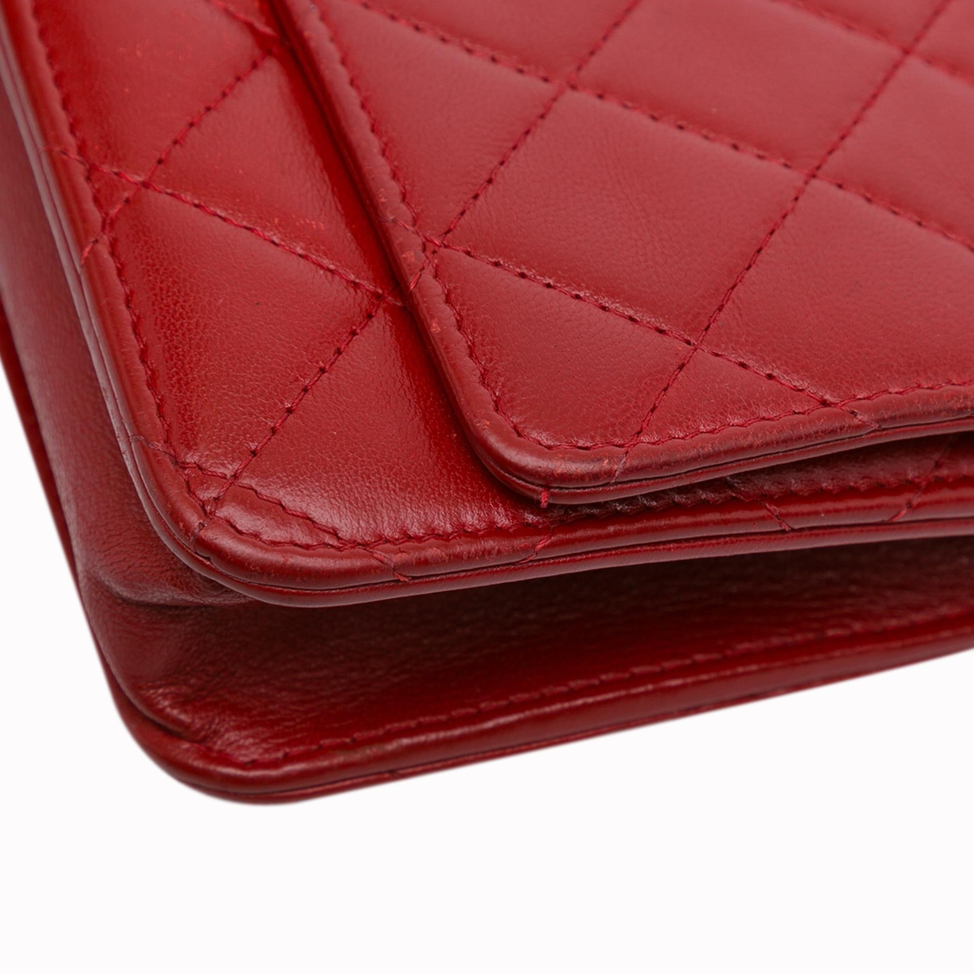 Top Quality Chanel Classic Lambskin Wallet on Chain (SHG-1JtIAe)