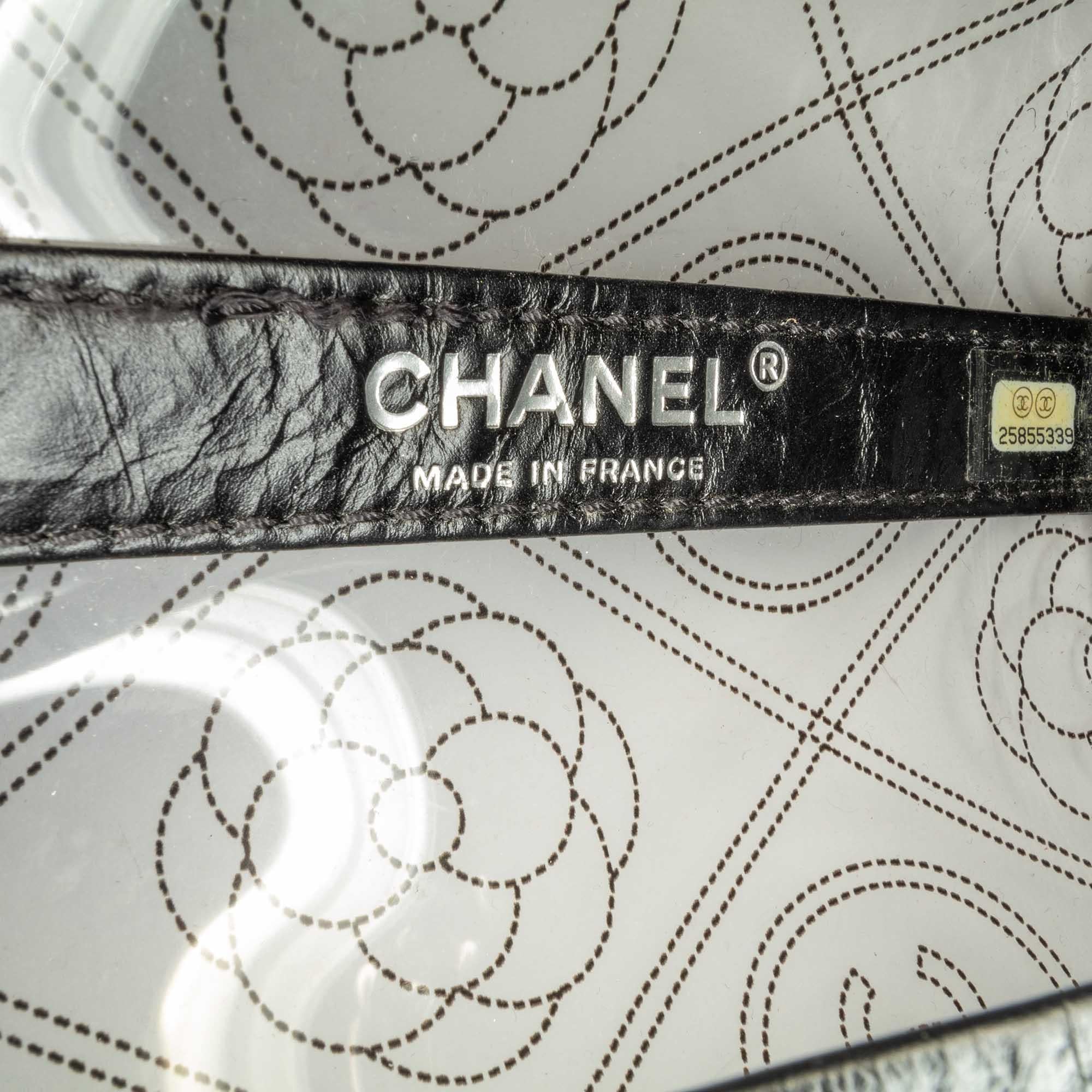 Top Quality Chanel Crumpled Calfskin PVC Camellia Bucket (SHG-53ZkcW)