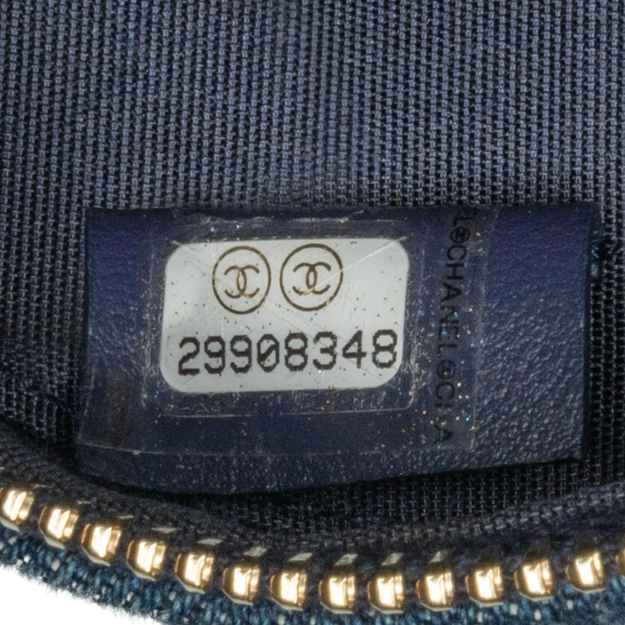 Top Quality Chanel Denim 19 Round Clutch with Chain (SHG-NNHtw0)