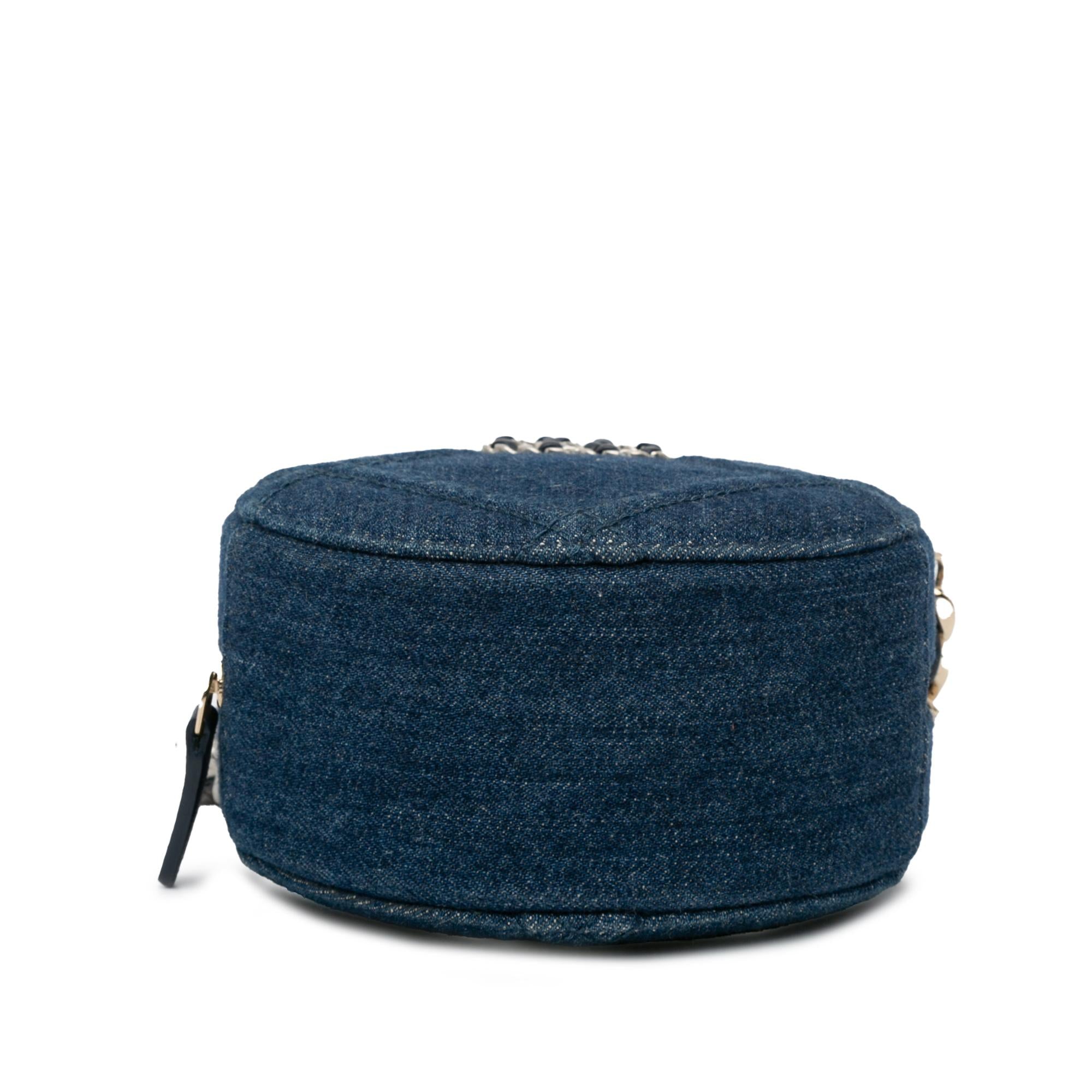 Top Quality Chanel Denim 19 Round Clutch with Chain (SHG-JoIMa0)