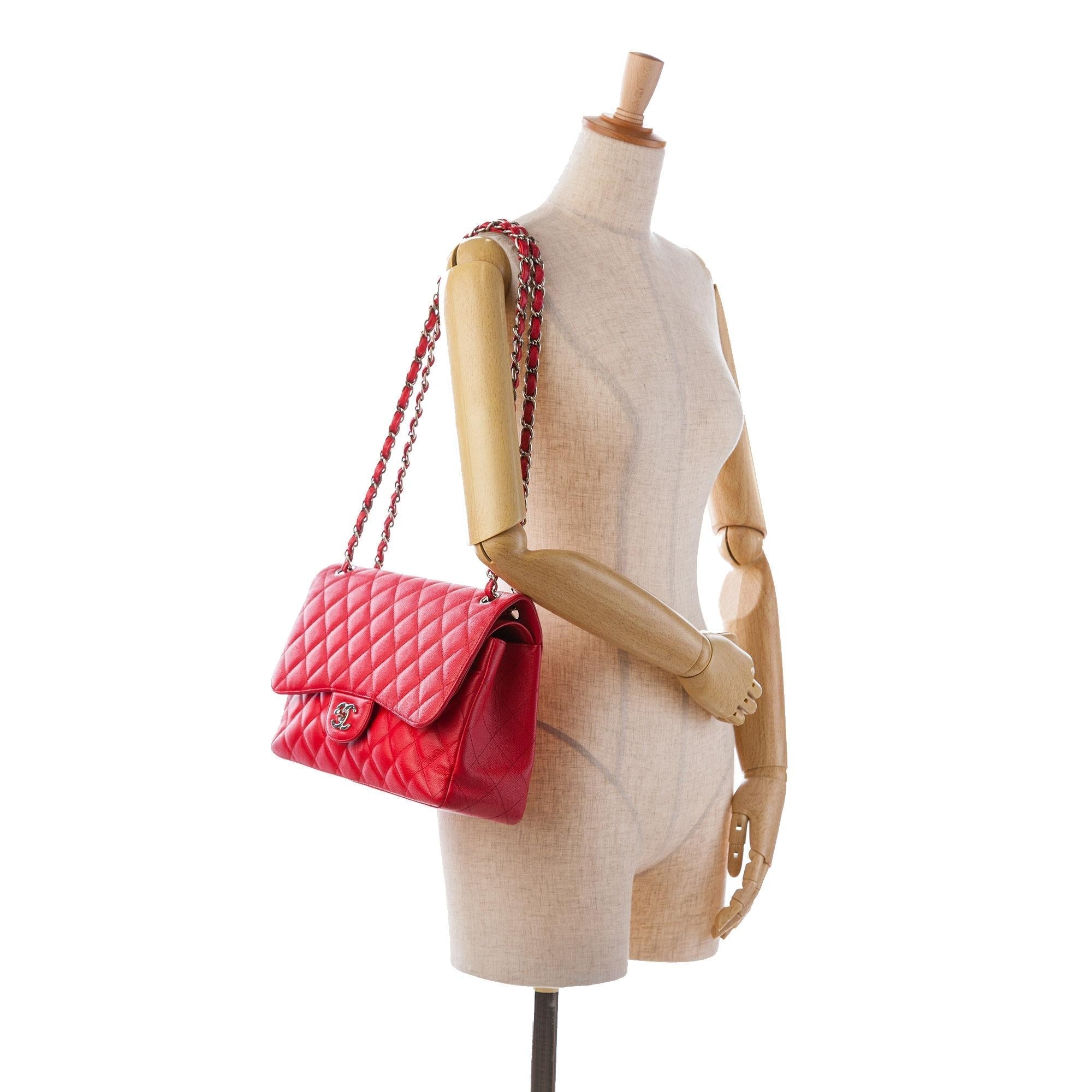 Top Quality Chanel Jumbo Classic Caviar Double Flap (SHG-oyJkrl)