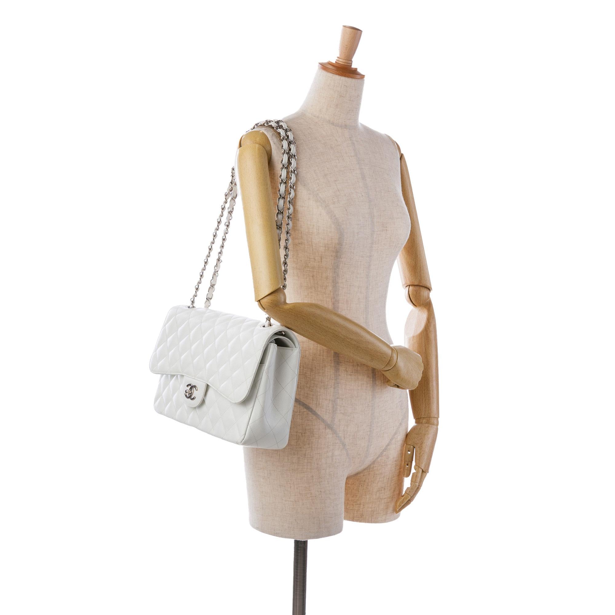 Top Quality Chanel Jumbo Classic Caviar Double Flap (SHG-2x97Of)