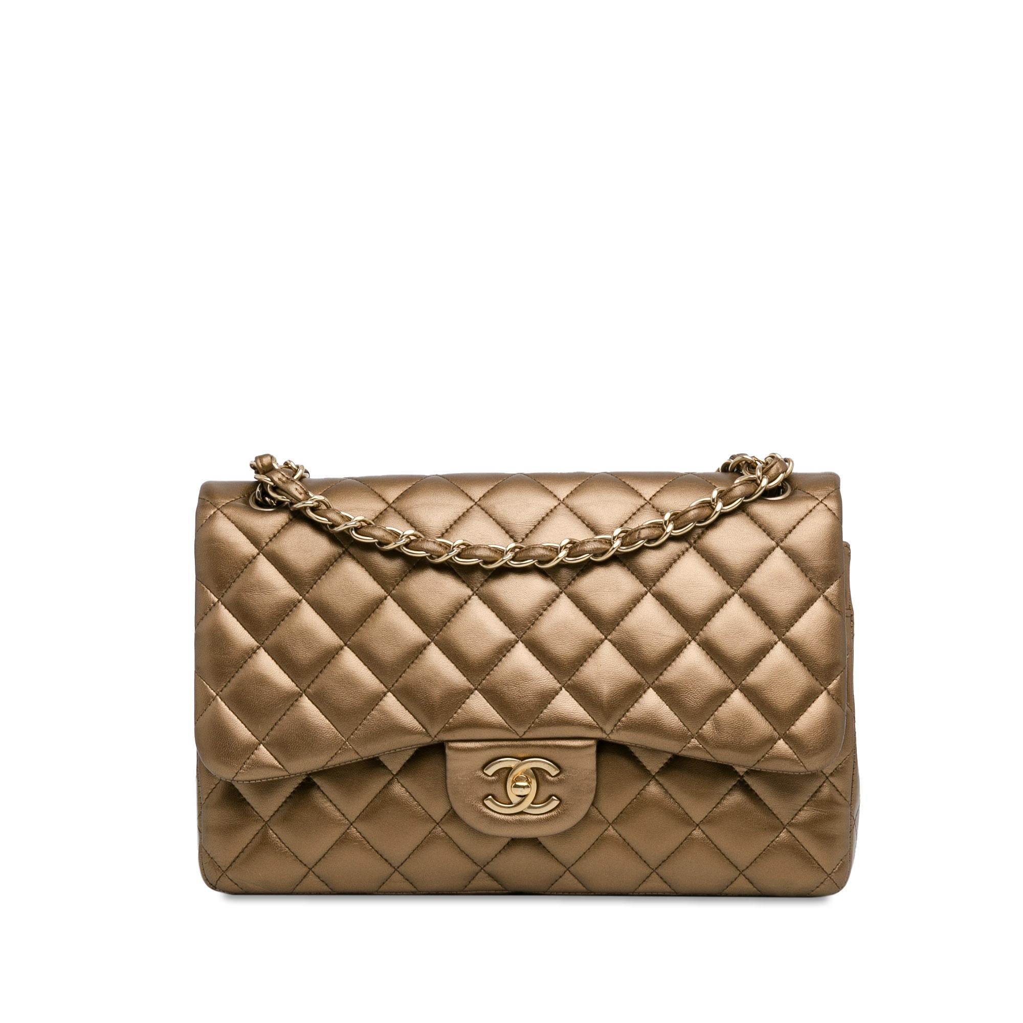Top Quality Chanel Jumbo Classic Lambskin Double Flap (SHG-hZQv8E)