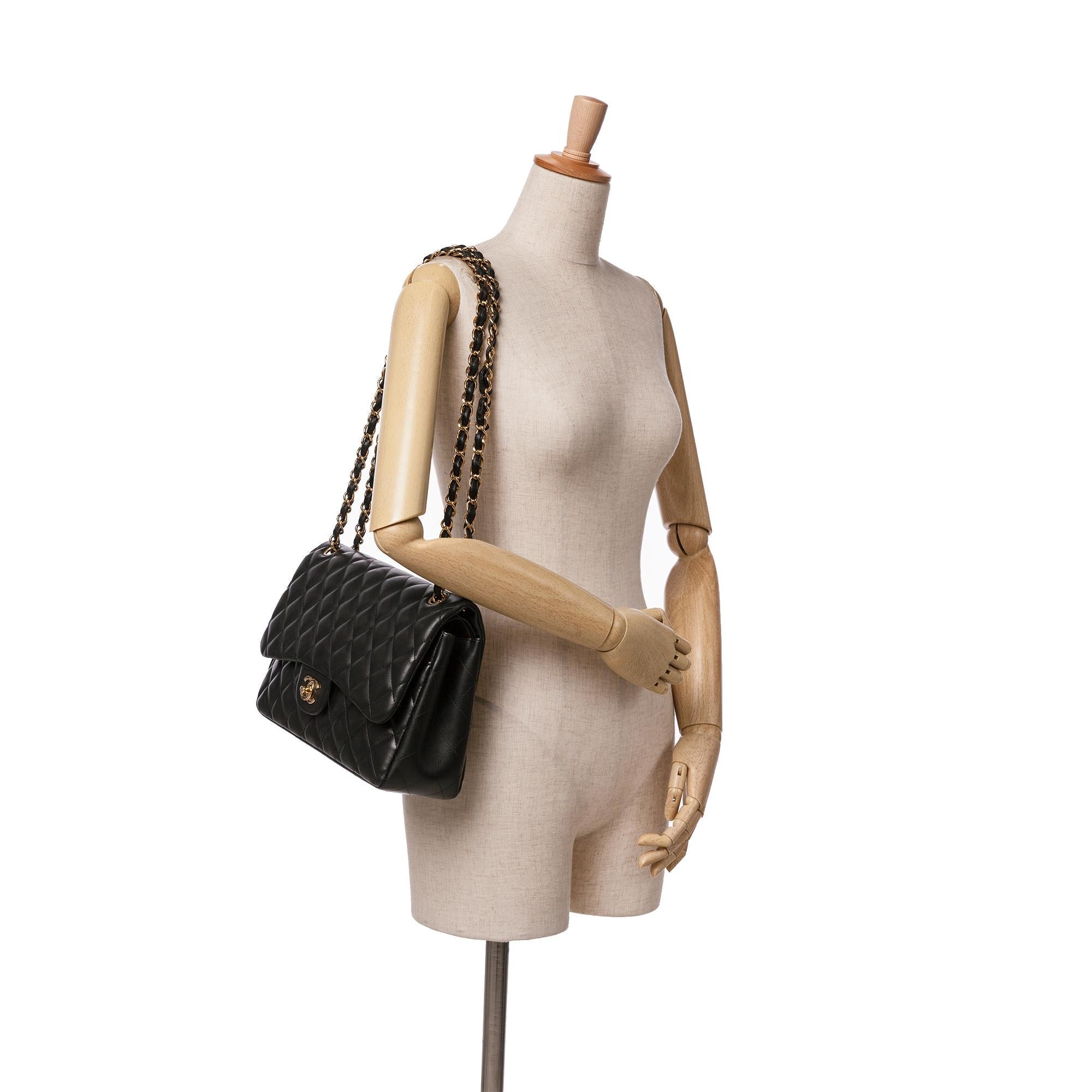 Top Quality Chanel Jumbo Classic Lambskin Double Flap (SHG-dZdHMv)