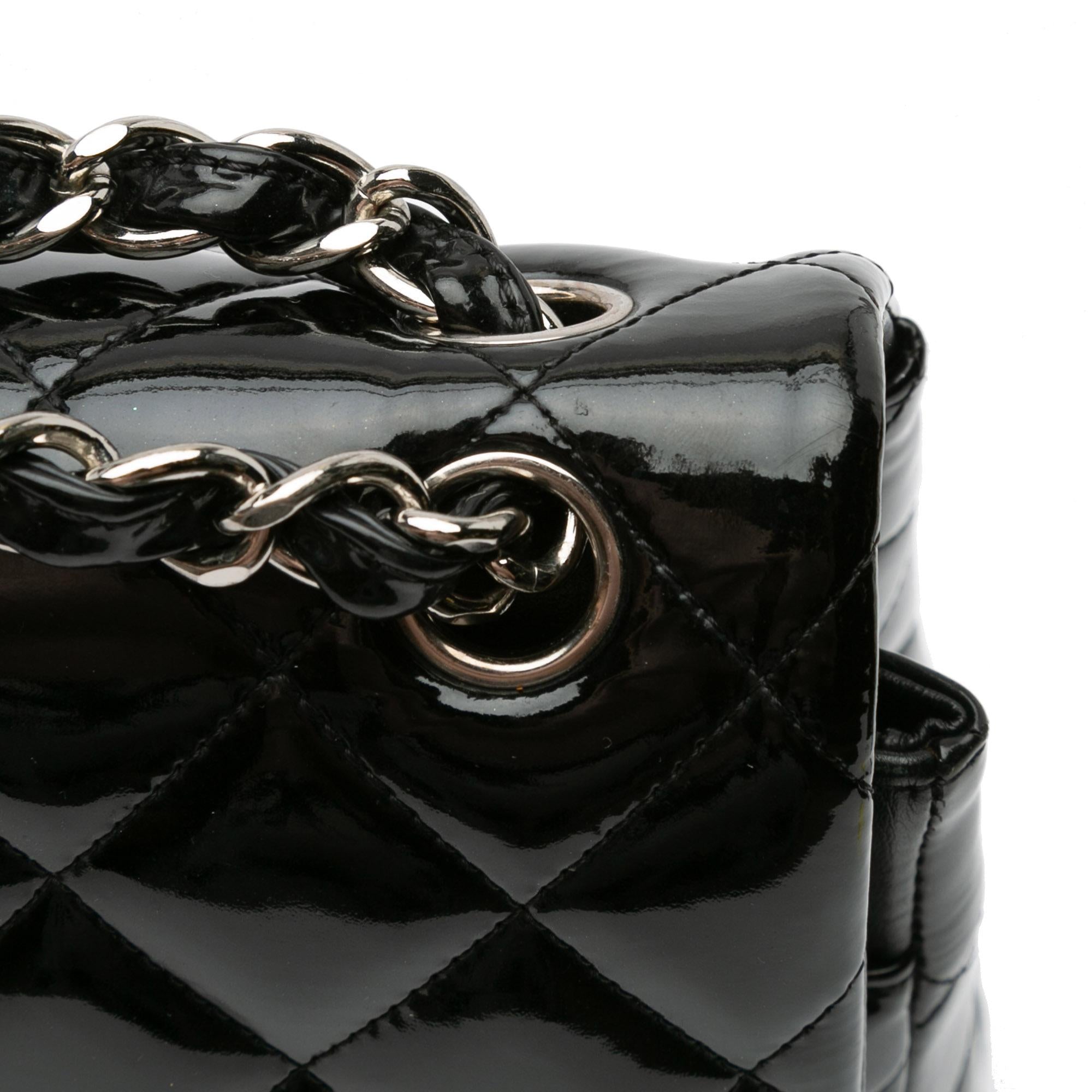 Top Quality Chanel Jumbo Classic Patent Double Flap (SHG-67ErRs)