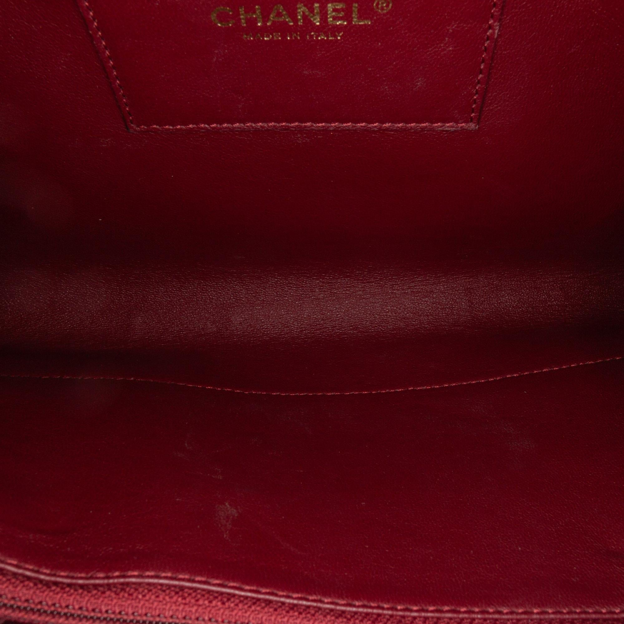 Top Quality Chanel Jumbo Quilted Glazed Calfskin Clams Pocket Flap (SHG-jPBPrw)