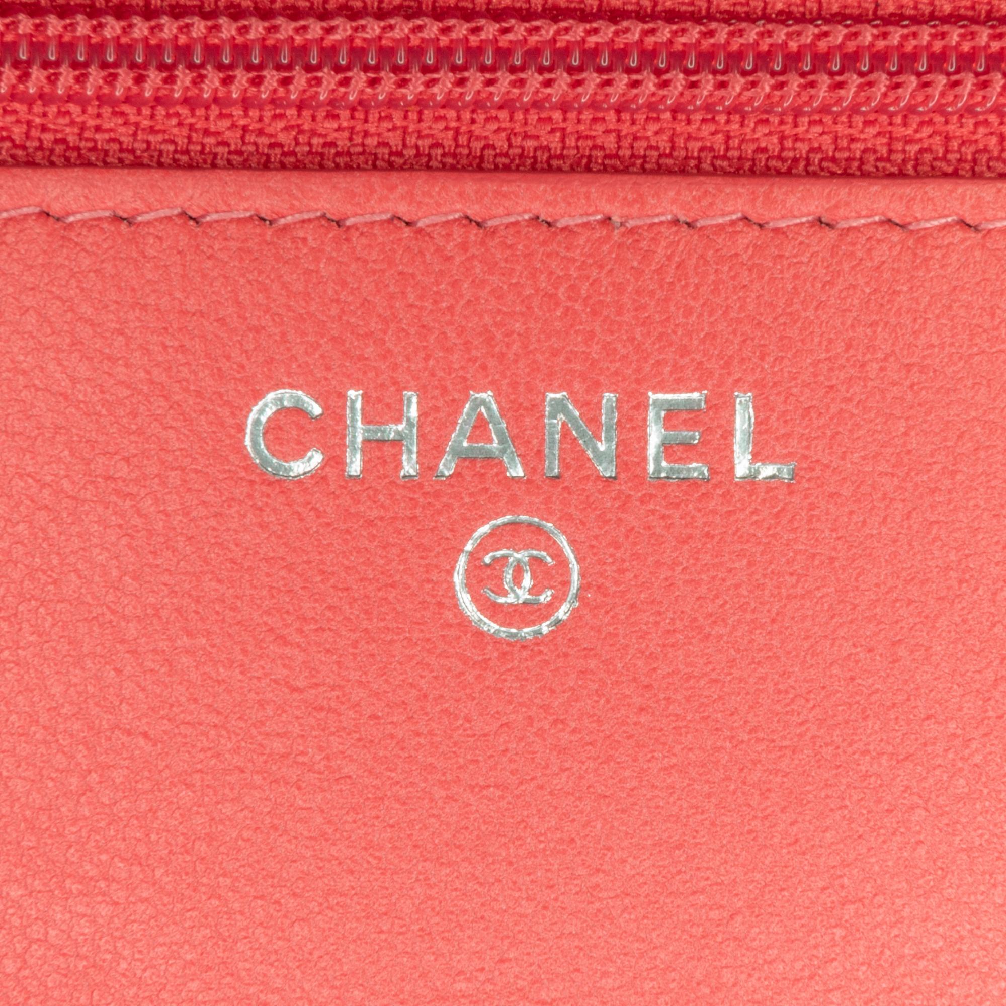 Top Quality Chanel Lambskin Color Pop CC Wallet On Chain (SHG-pah7rE)