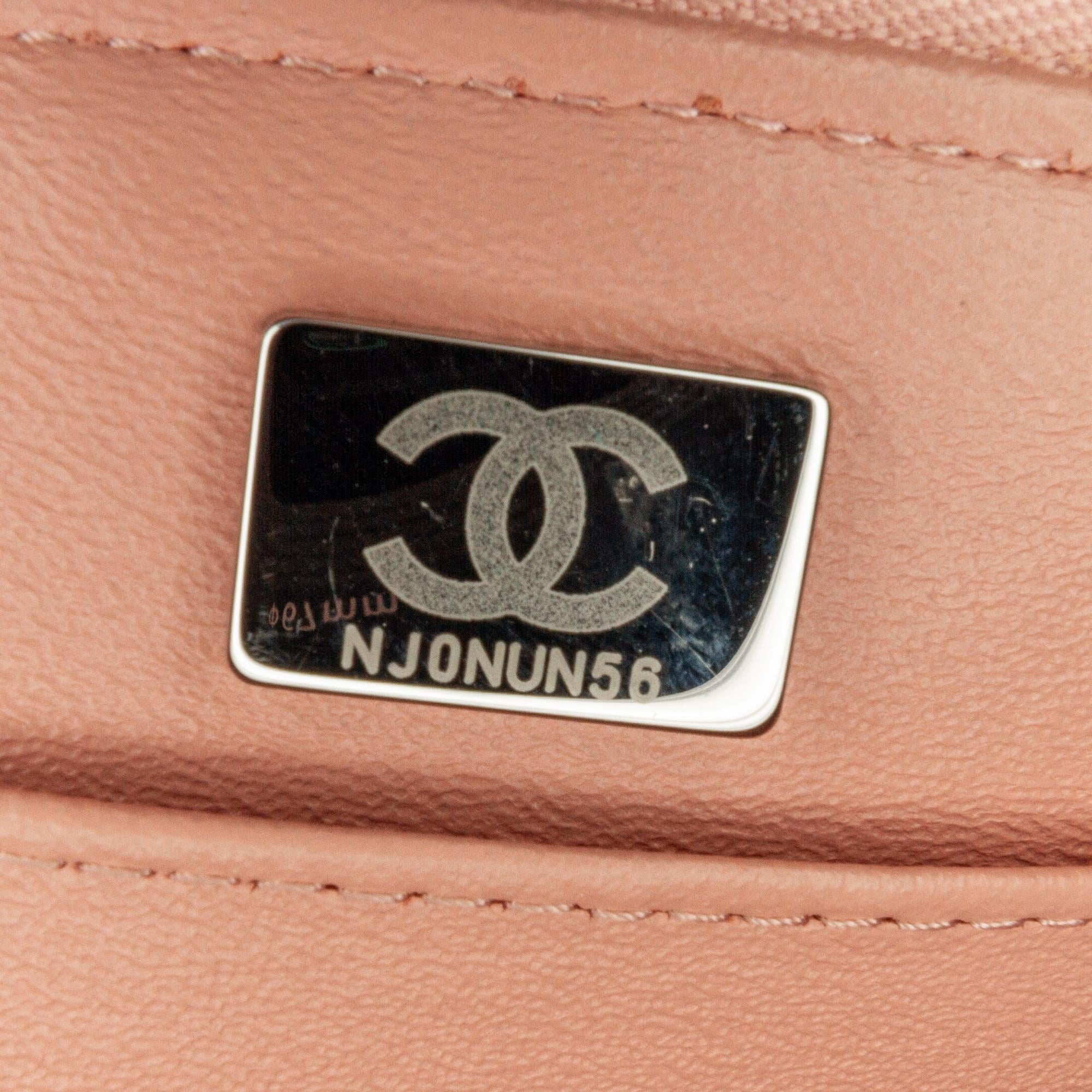 Top Quality Chanel Lambskin Top Handle Vanity Case with Chain (SHG-BSRNGL)