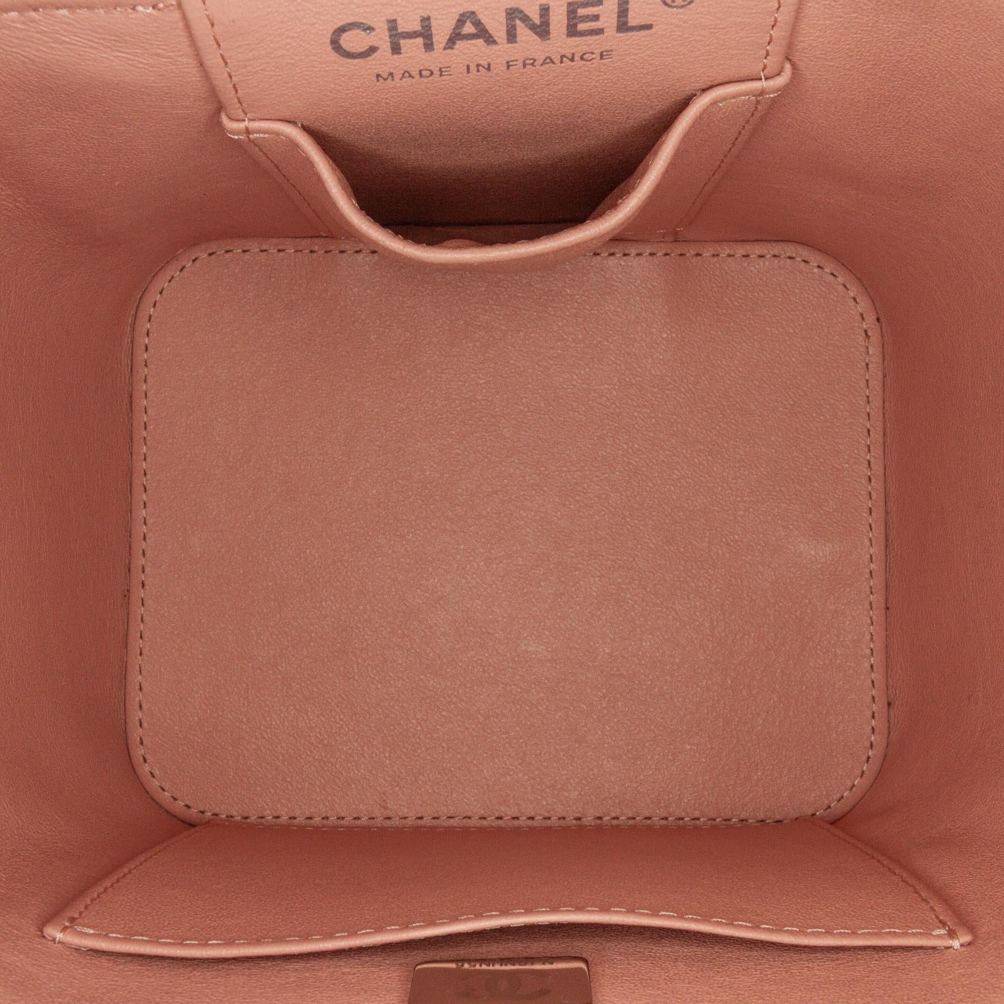 Top Quality Chanel Lambskin Top Handle Vanity Case with Chain (SHG-BSRNGL)
