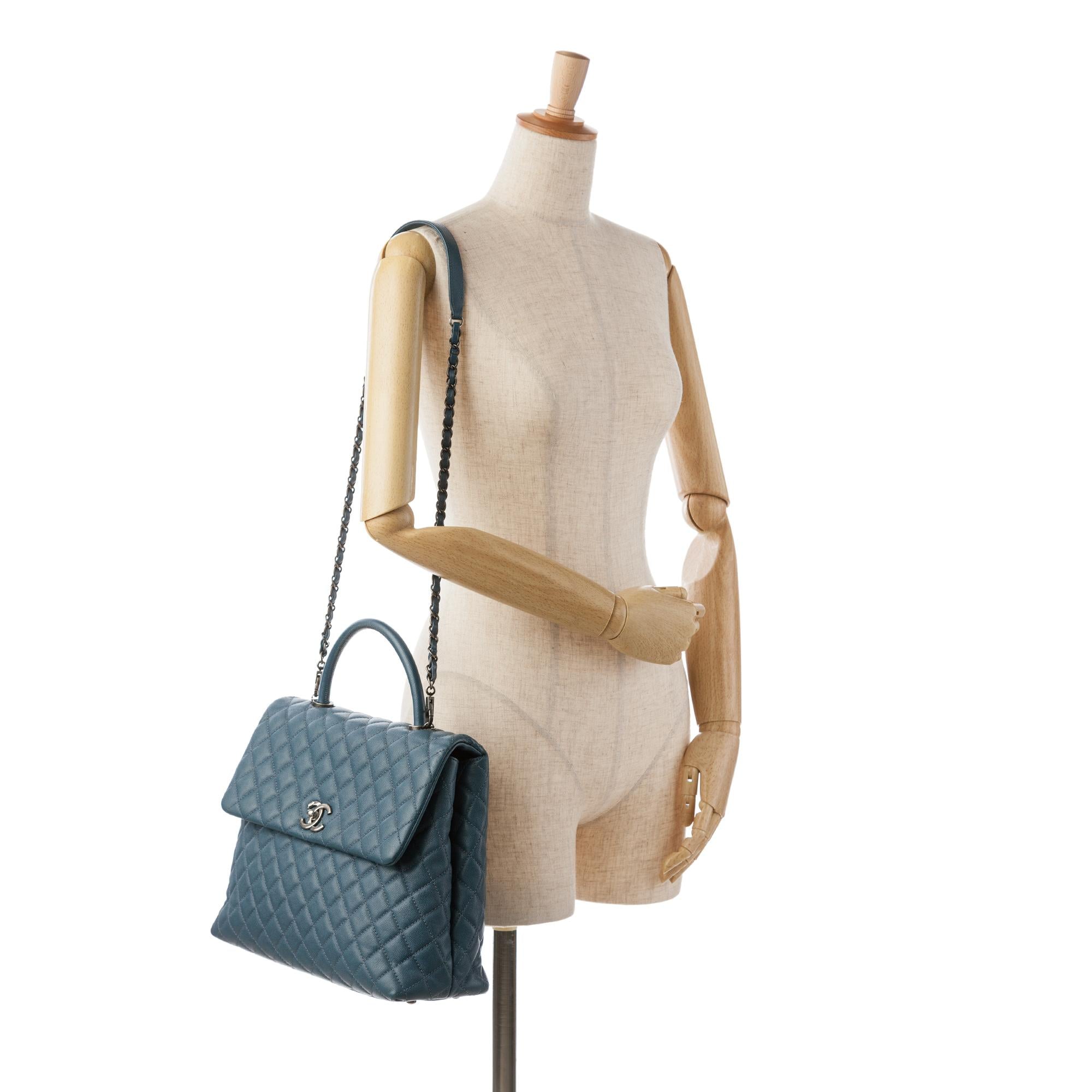 Top Quality Chanel Large Caviar Coco Top Handle Bag (SHG-nKdO2N)