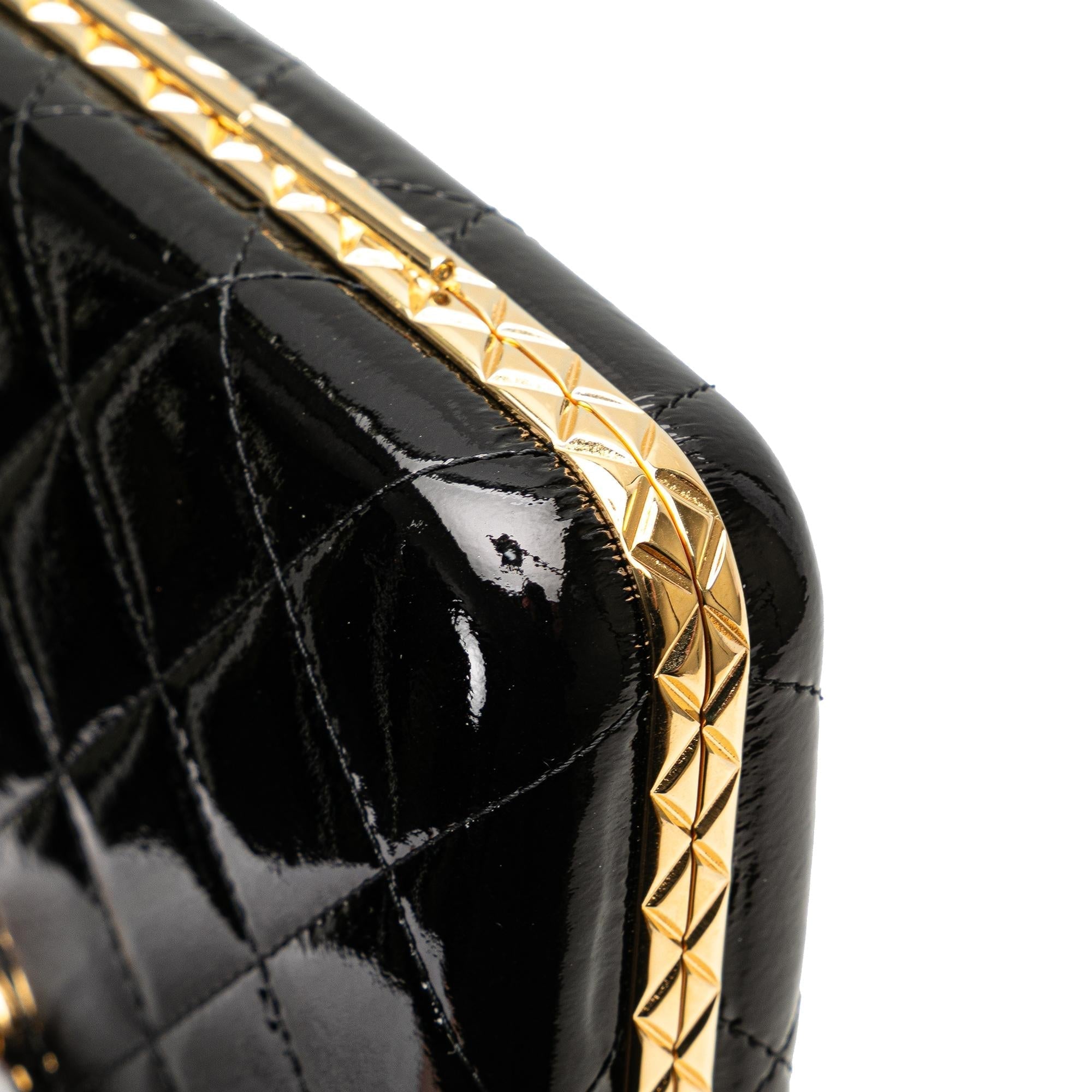 Top Quality Chanel Large Glazed Goatskin Box With Chain (SHG-2qsdiw)