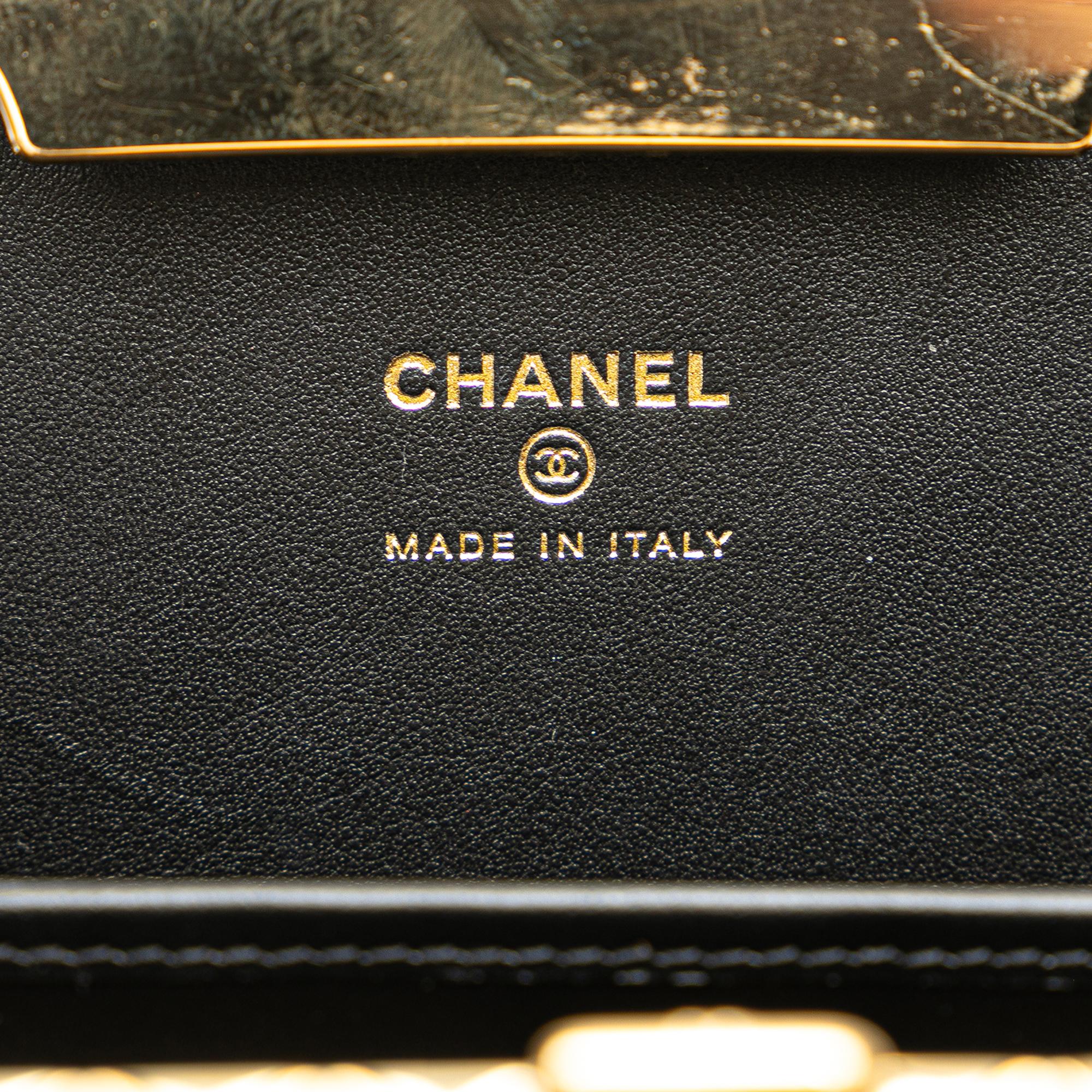 Top Quality Chanel Large Glazed Goatskin Box With Chain (SHG-2qsdiw)