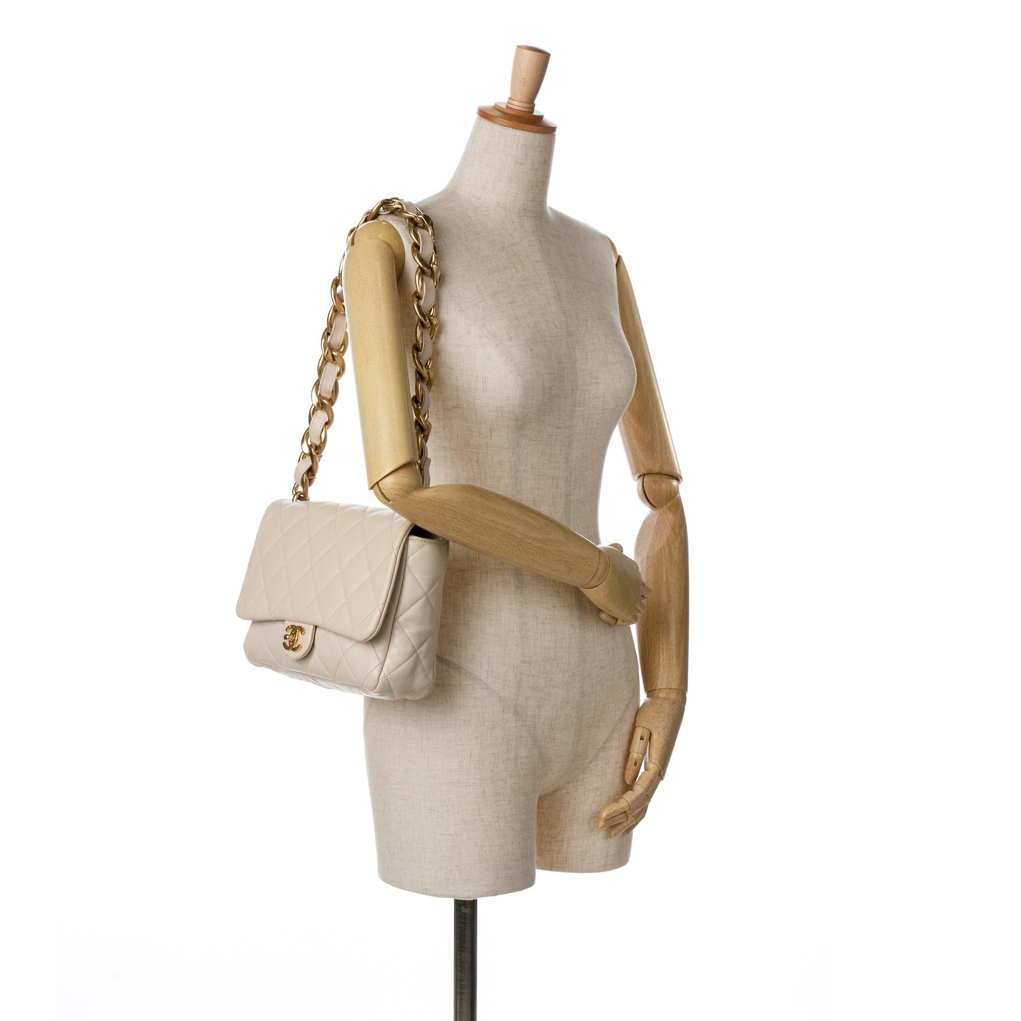 Top Quality Chanel Large Quilted Lambskin Funky Town Flap (SHG-rVajv5)