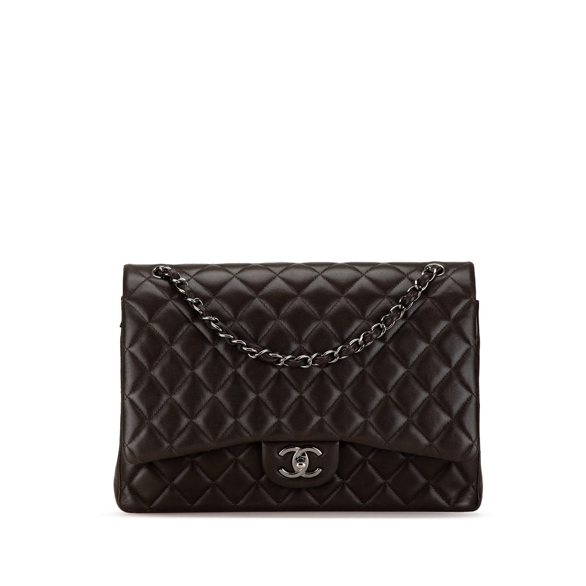 Top Quality Chanel Maxi Classic Lambskin Double Flap (SHG-h2ks58)