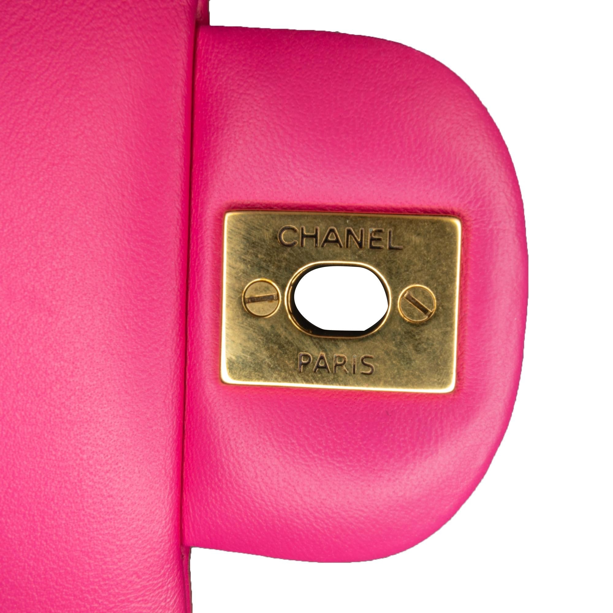 Top Quality Chanel Medium Chevron Lambskin Double Flap (SHG-472NmH)