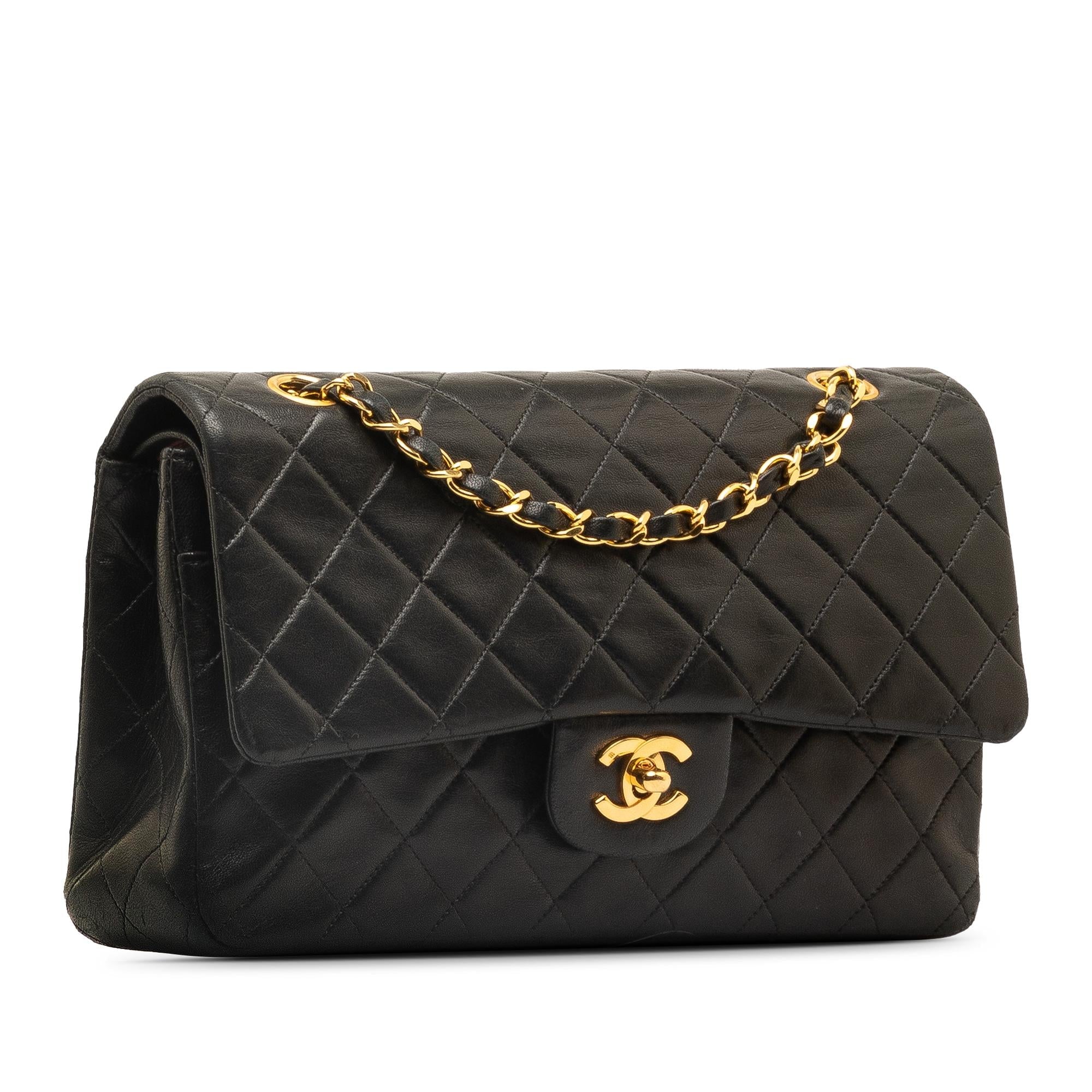 Top Quality Chanel Medium Classic Lambskin Double Flap (SHG-zFe3qn)