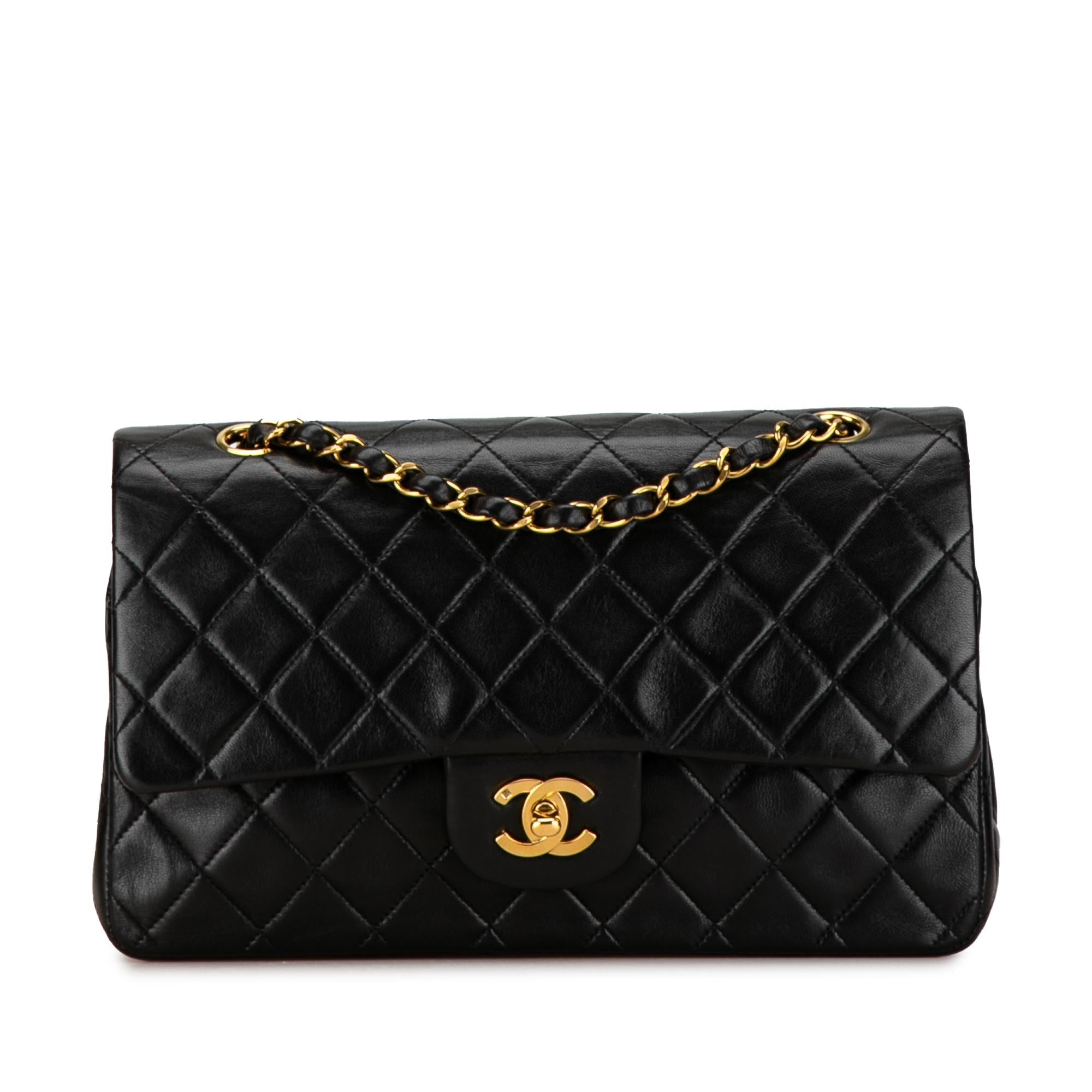 Top Quality Chanel Medium Classic Lambskin Double Flap (SHG-Jr79oK)