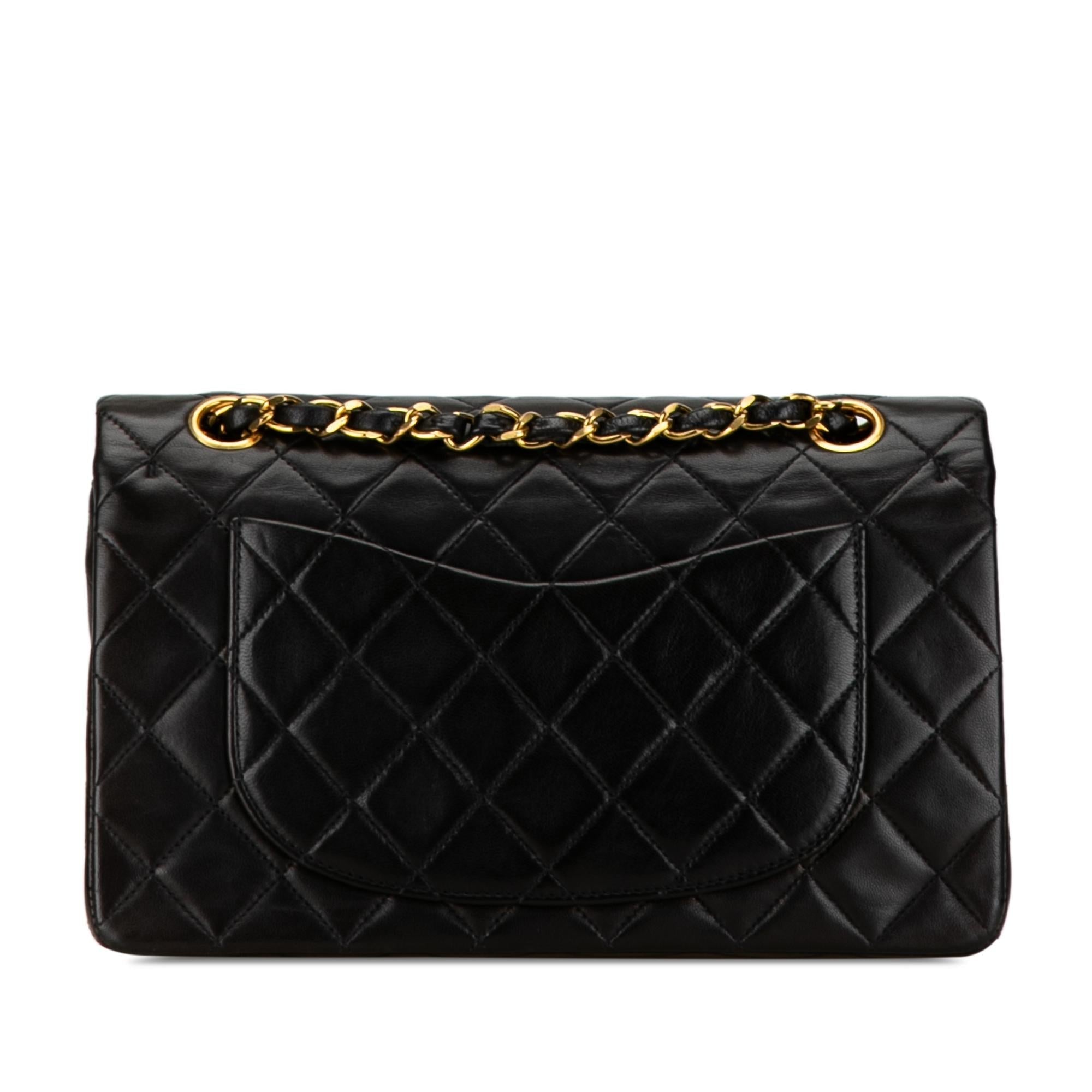 Top Quality Chanel Medium Classic Lambskin Double Flap (SHG-JJIzds)