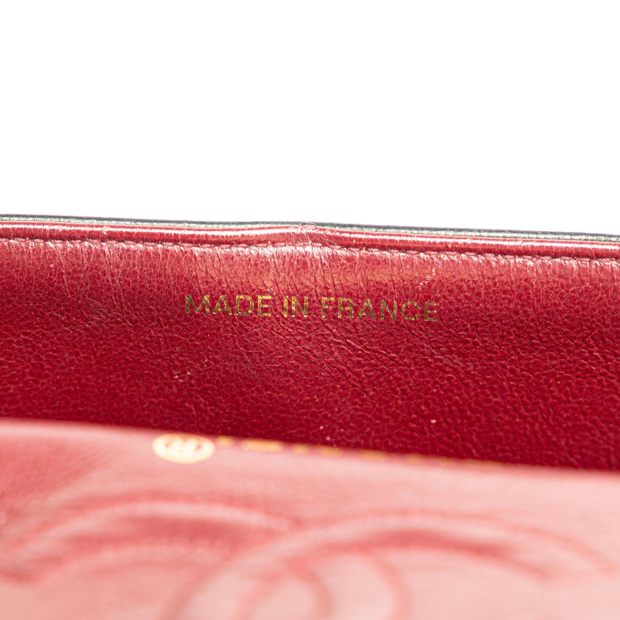 Top Quality Chanel Medium Classic Lambskin Double Flap (SHG-JJIzds)