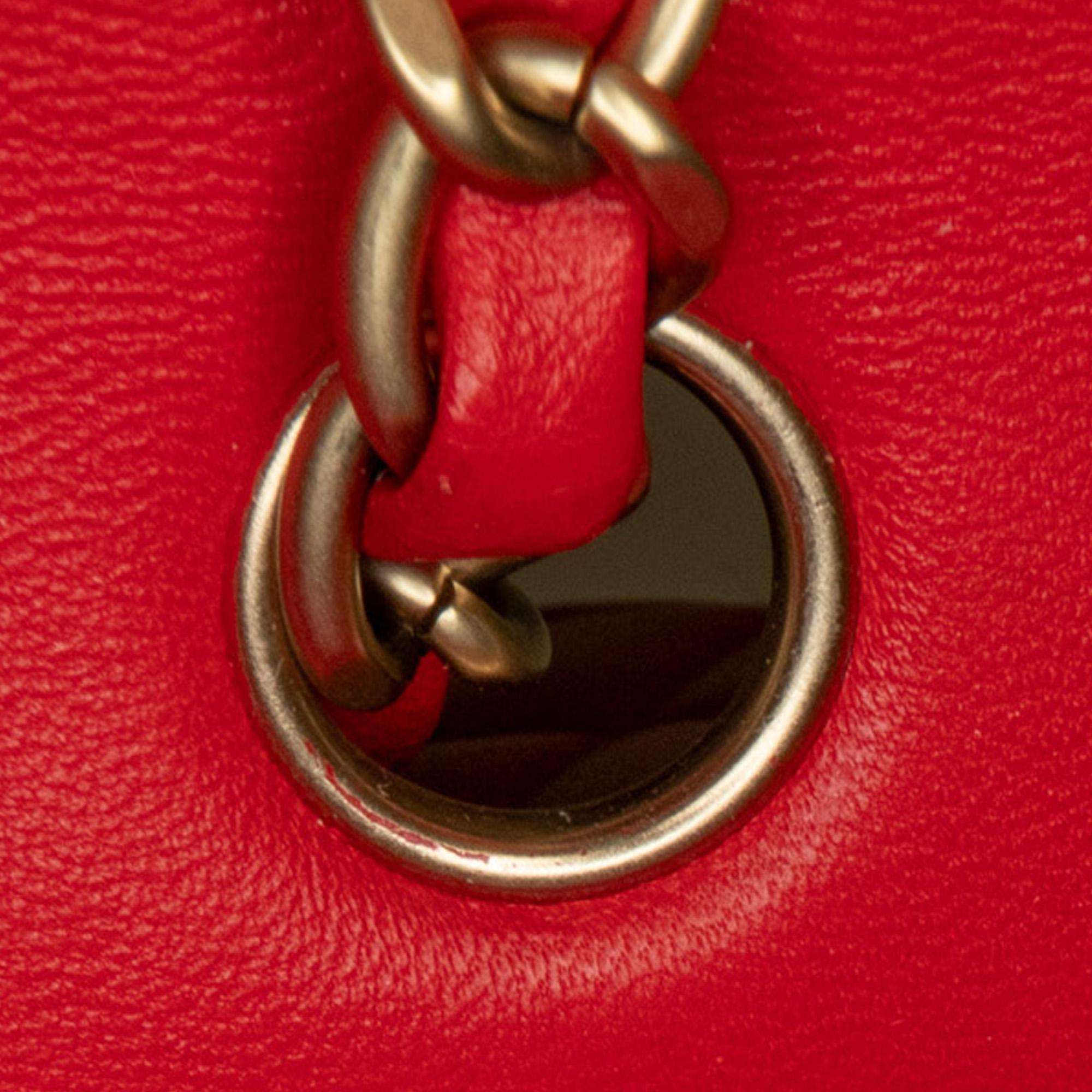 Top Quality Chanel Medium Classic Lambskin Double Flap (SHG-2afHCr)