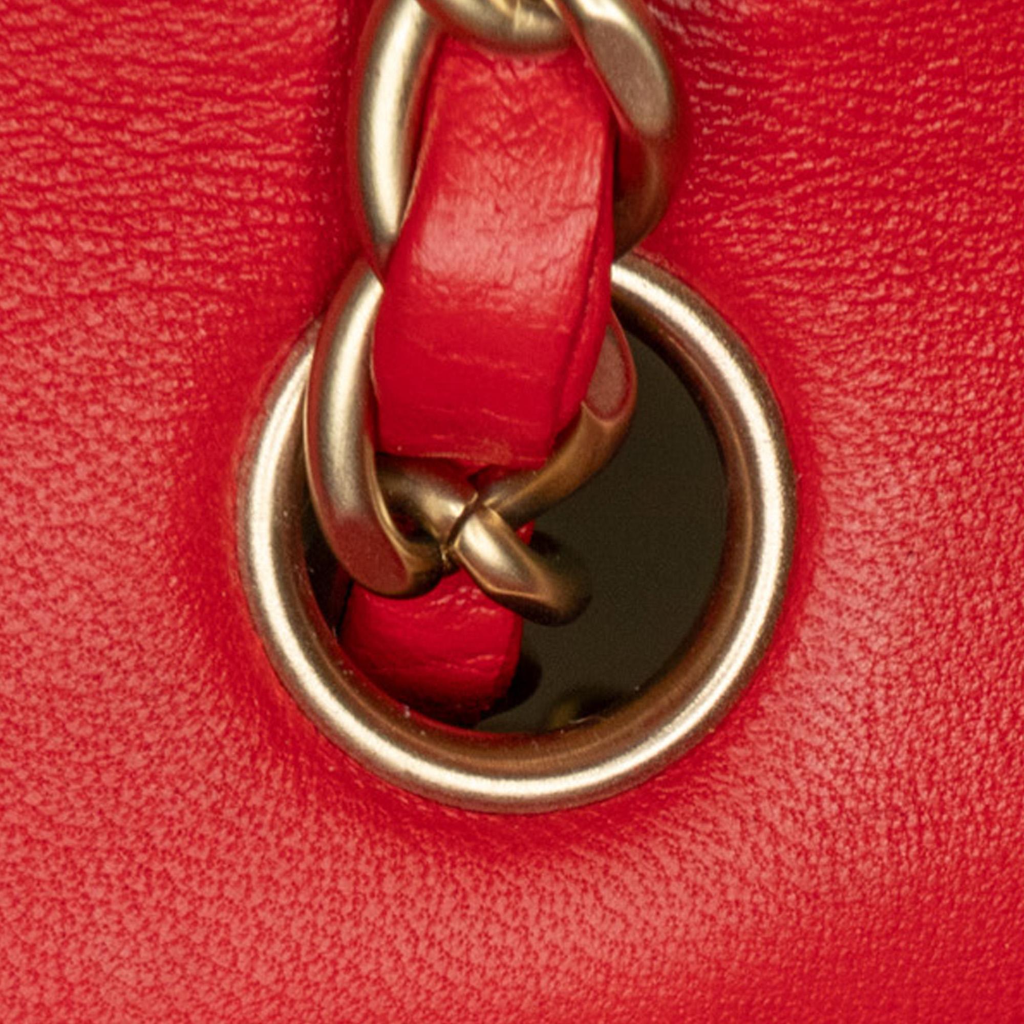 Top Quality Chanel Medium Classic Lambskin Double Flap (SHG-2afHCr)