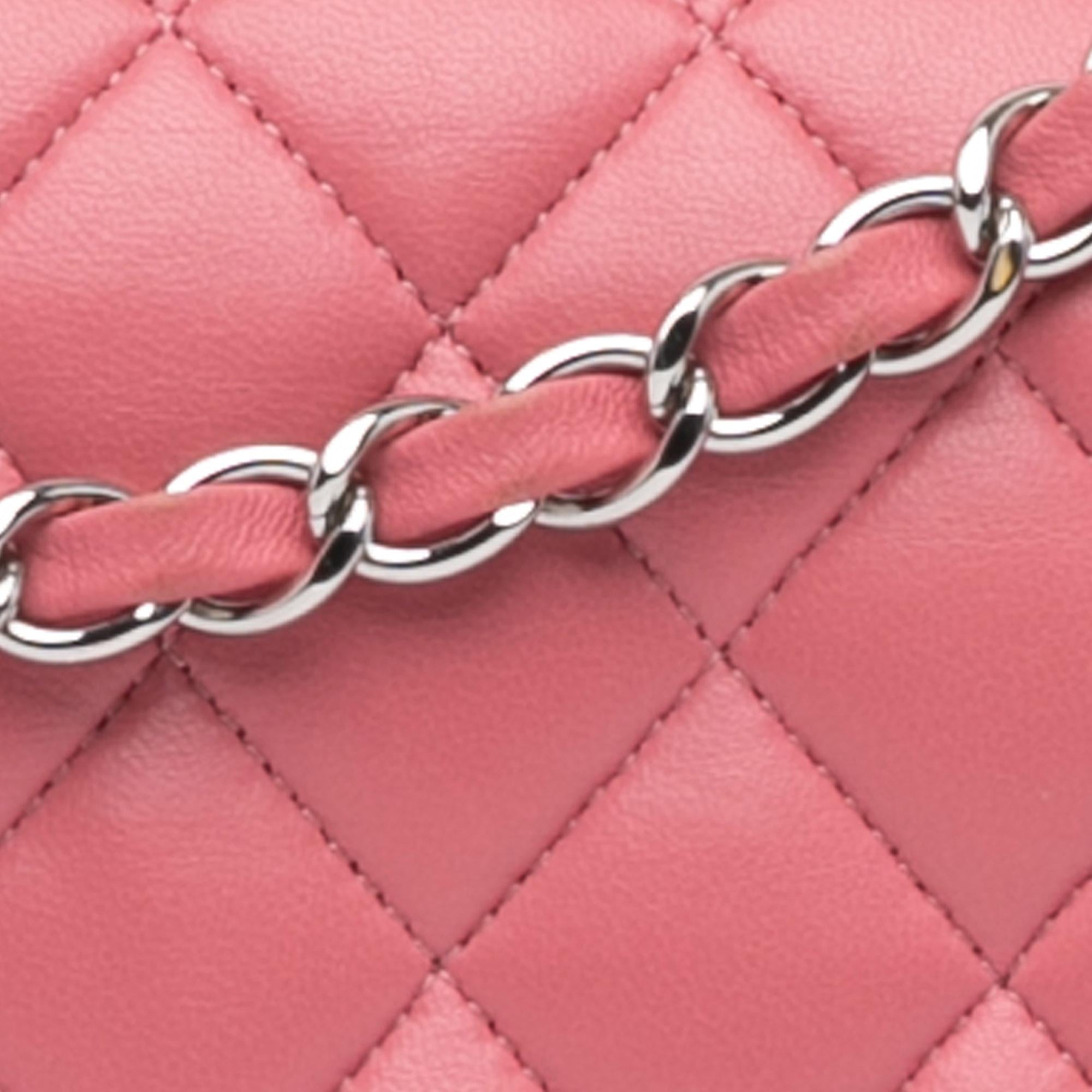 Top Quality Chanel Medium Classic Lambskin Double Flap (SHG-lwJYDO)