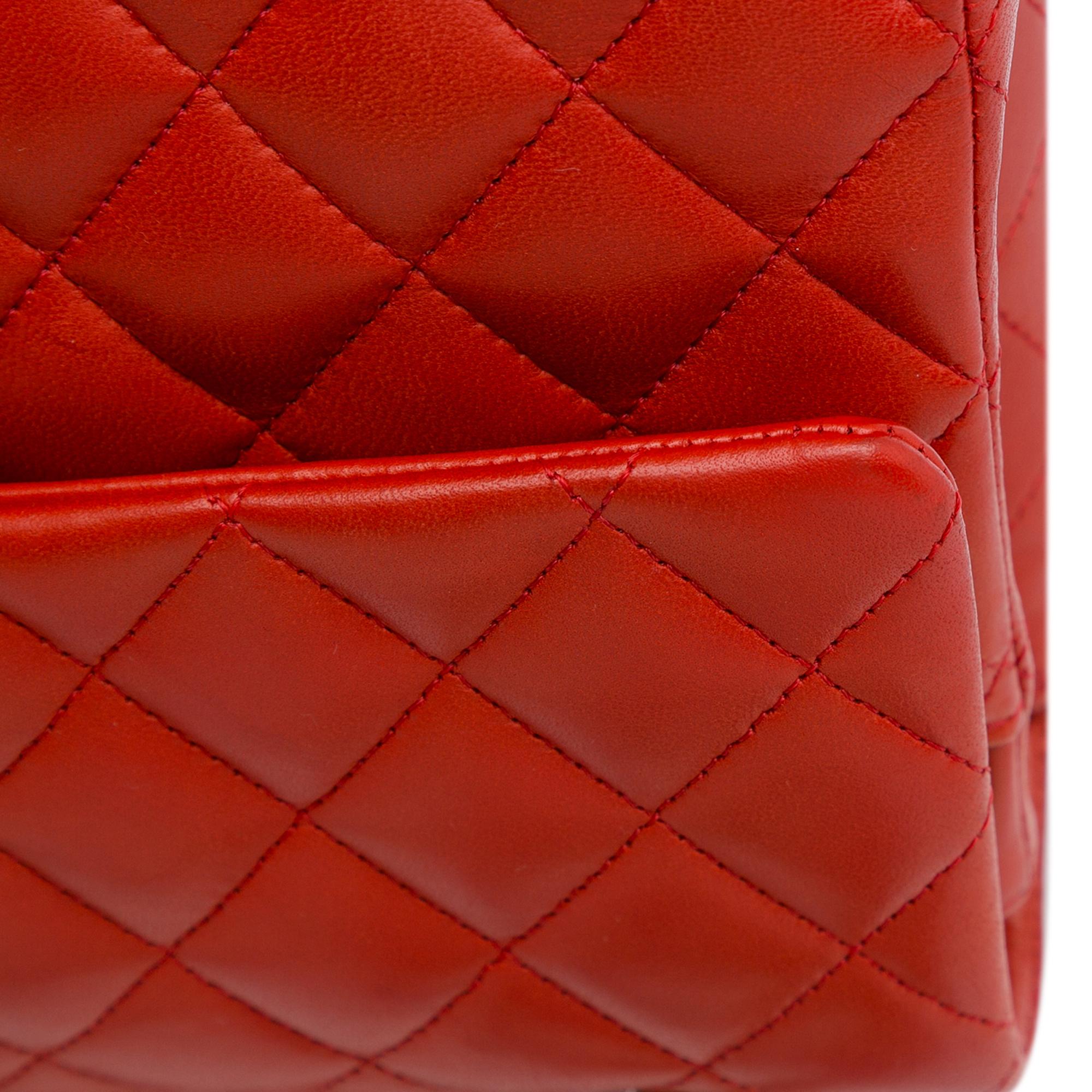 Top Quality Chanel Medium Classic Lambskin Double Flap (SHG-hCviYB)