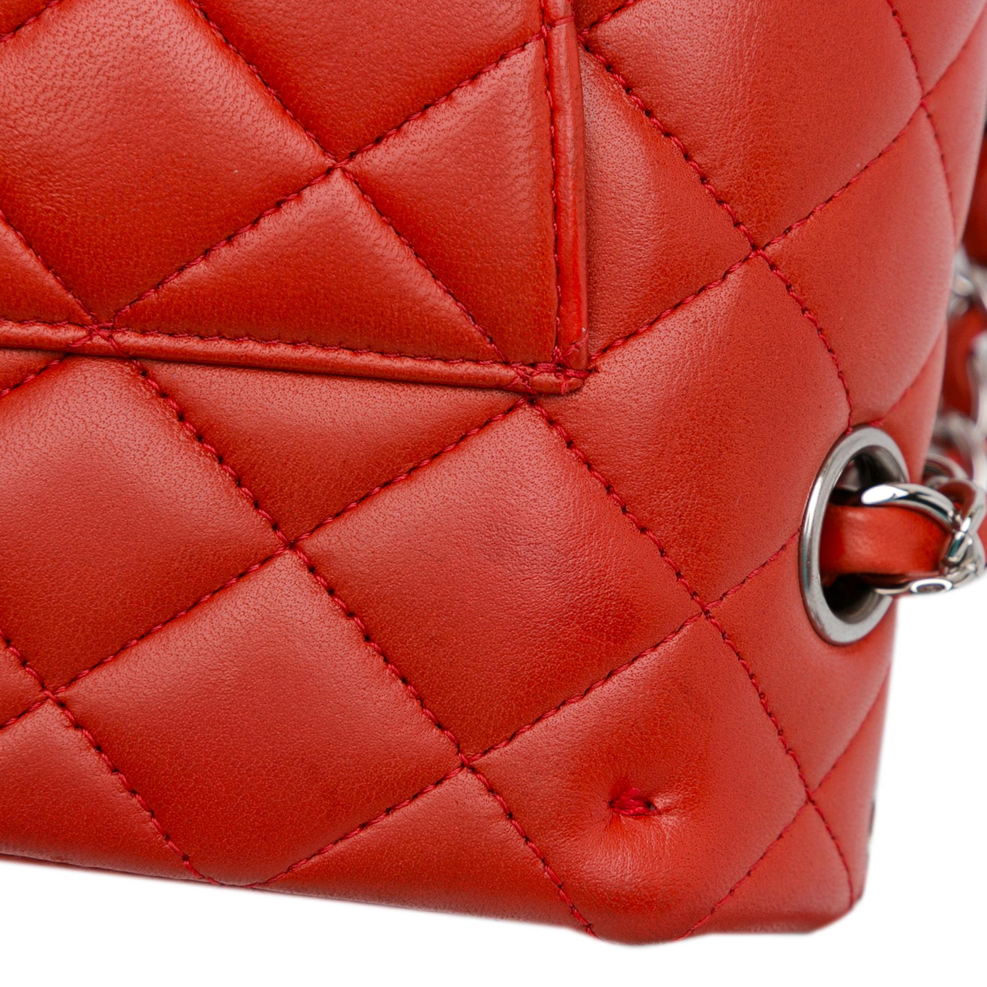 Top Quality Chanel Medium Classic Lambskin Double Flap (SHG-hCviYB)