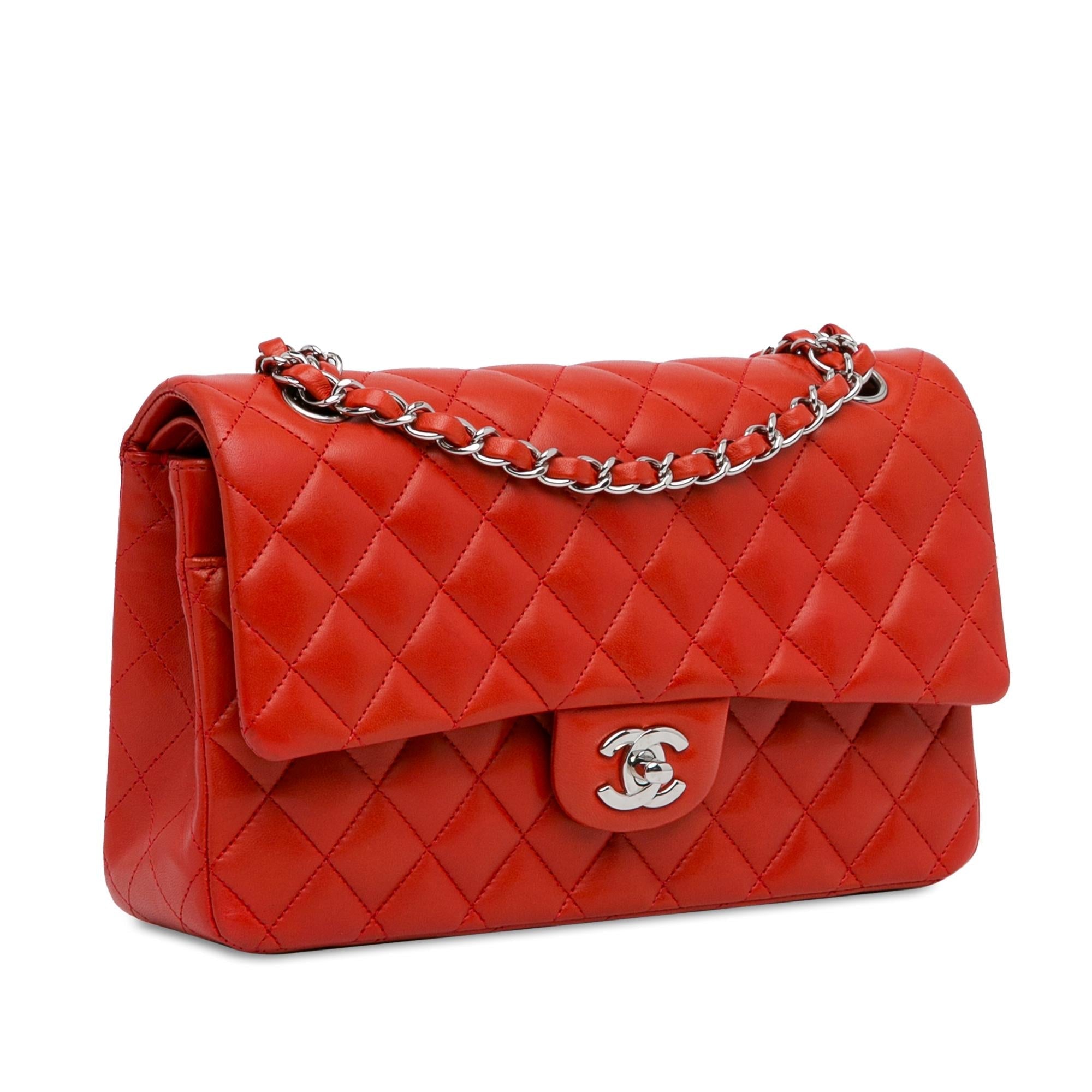 Top Quality Chanel Medium Classic Lambskin Double Flap (SHG-hCviYB)