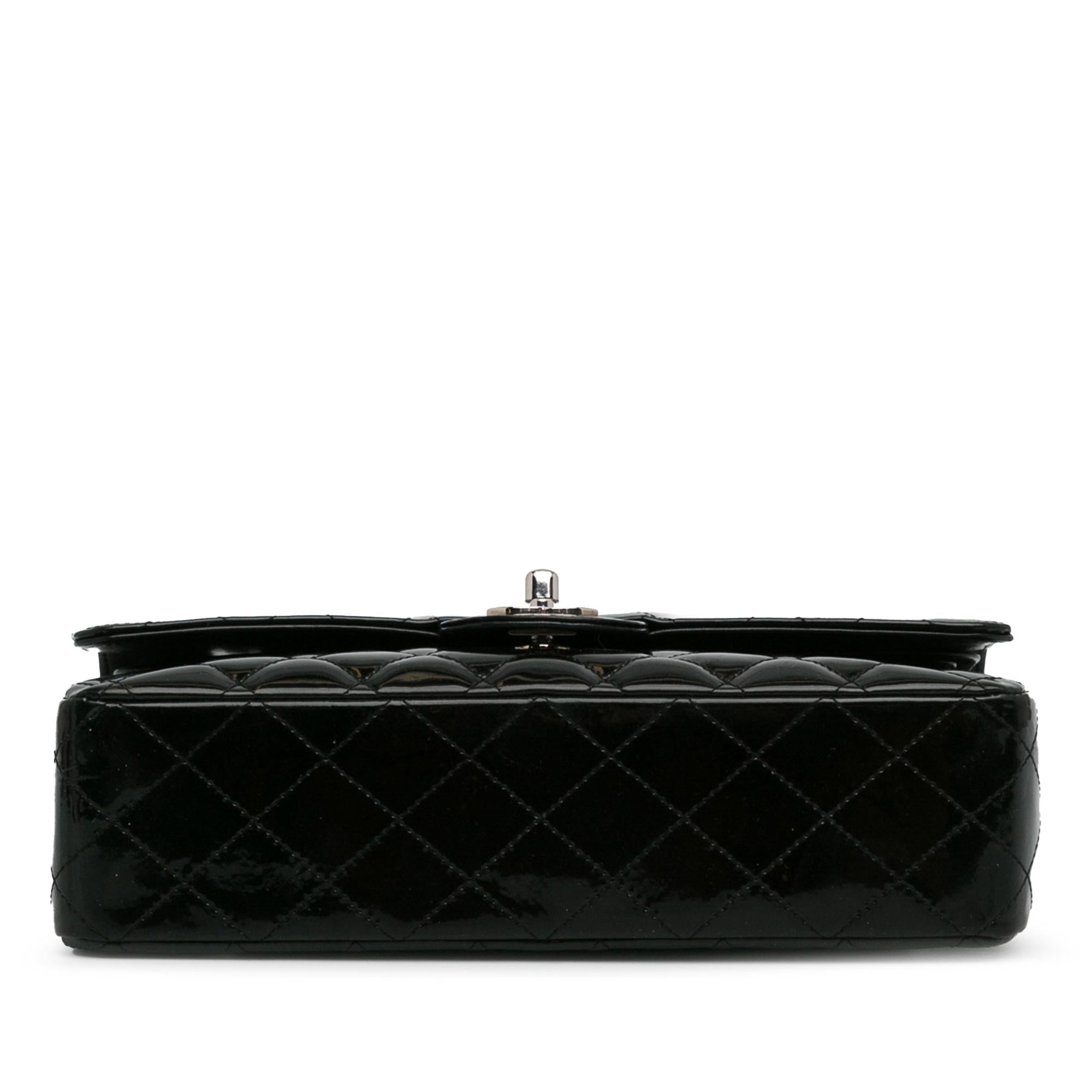 Top Quality Chanel Medium Classic Patent Double Flap (SHG-ljczdp)