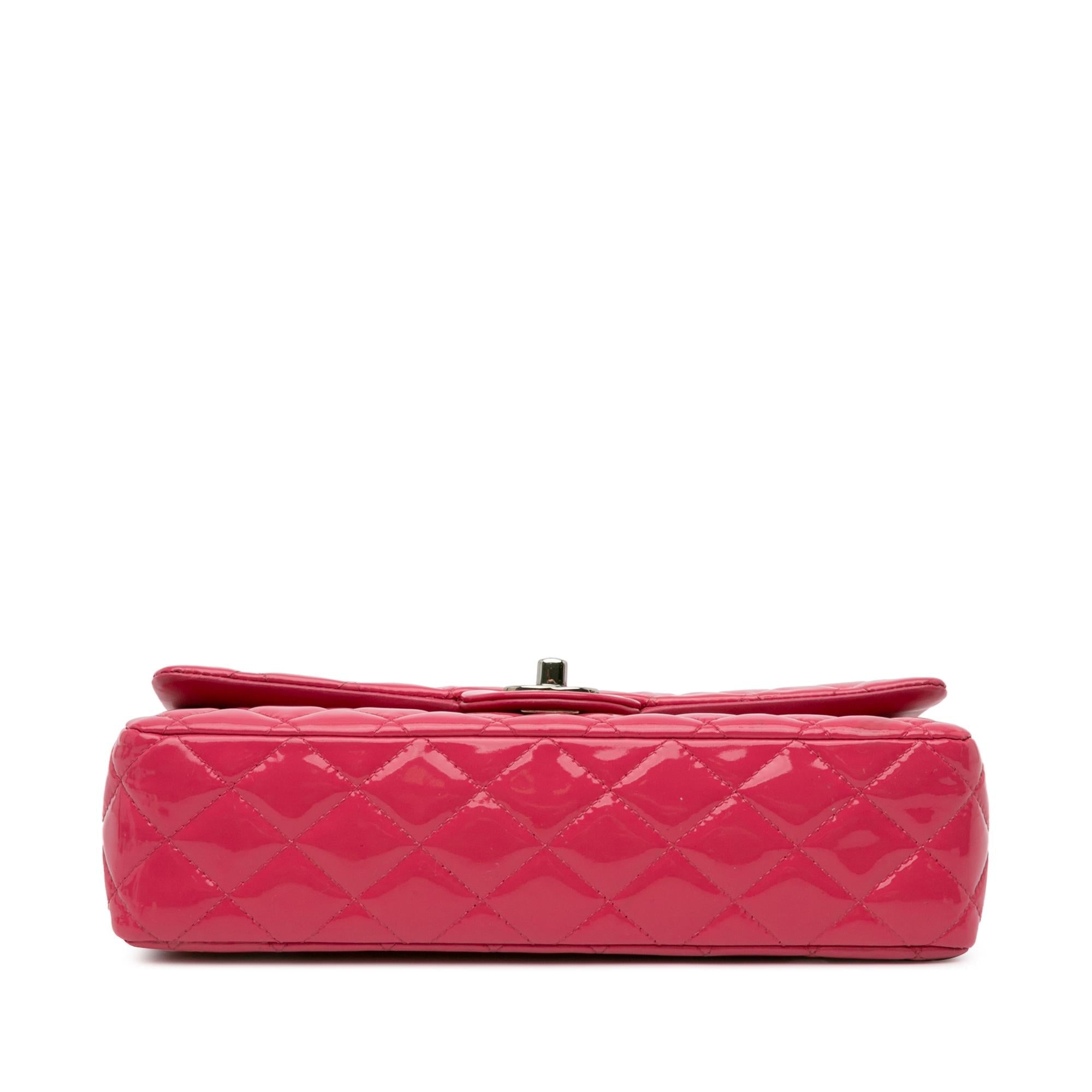 Top Quality Chanel Medium Classic Patent Double Flap (SHG-gwOeOo)