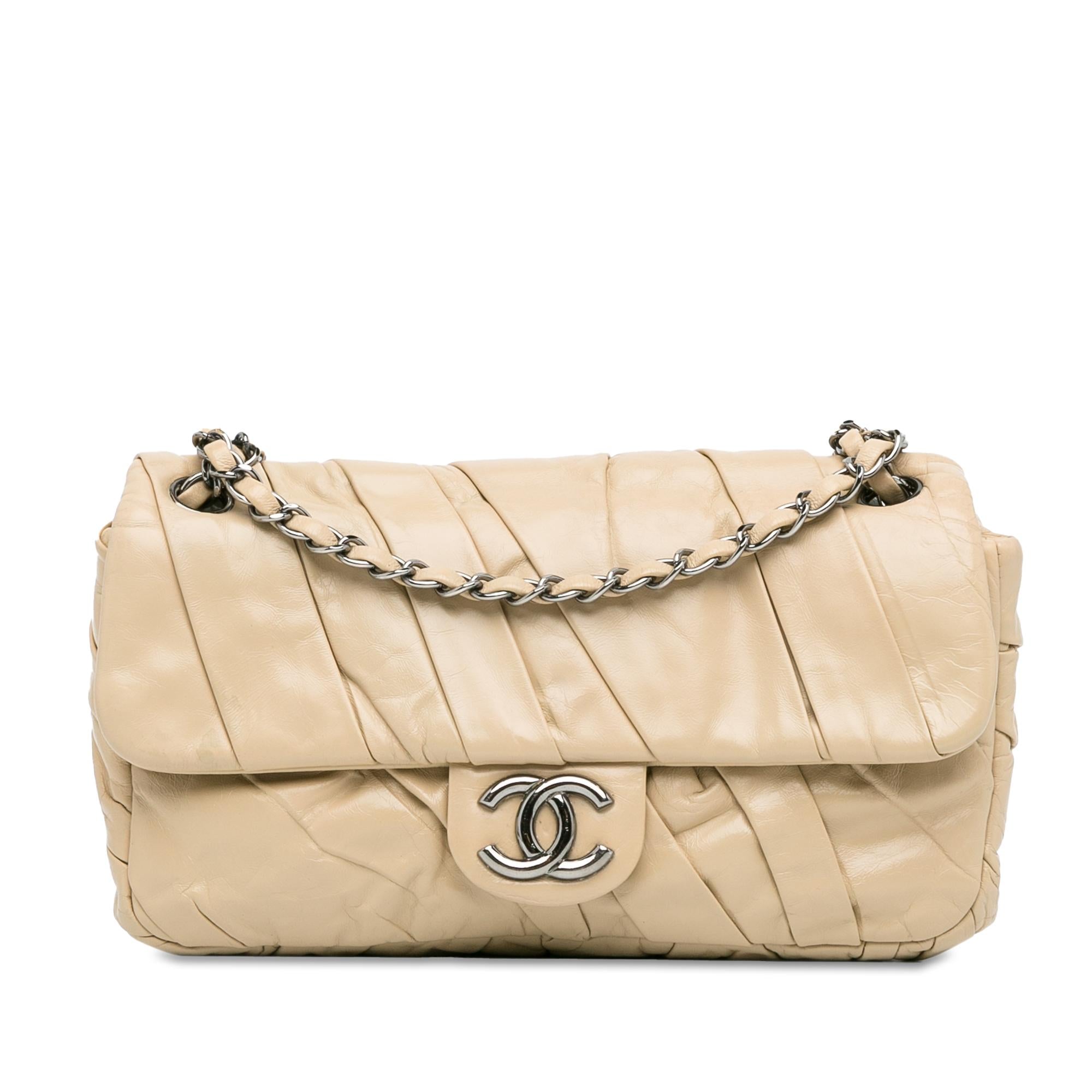 Top Quality Chanel Medium Glazed Calfskin Twisted Flap (SHG-wkrXpk)