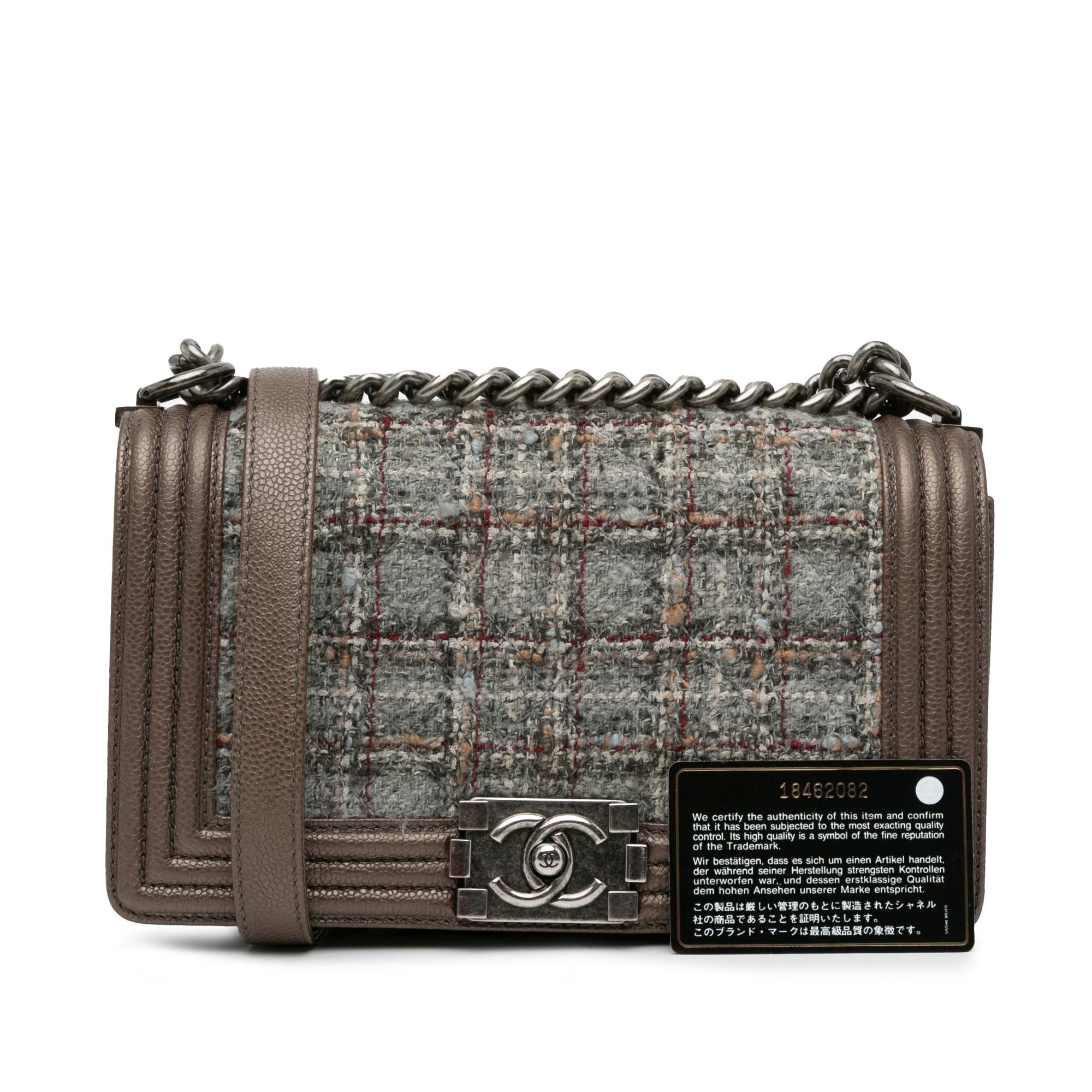 Top Quality Chanel Medium Tweed Boy Flap (SHG-zJI6Qb)