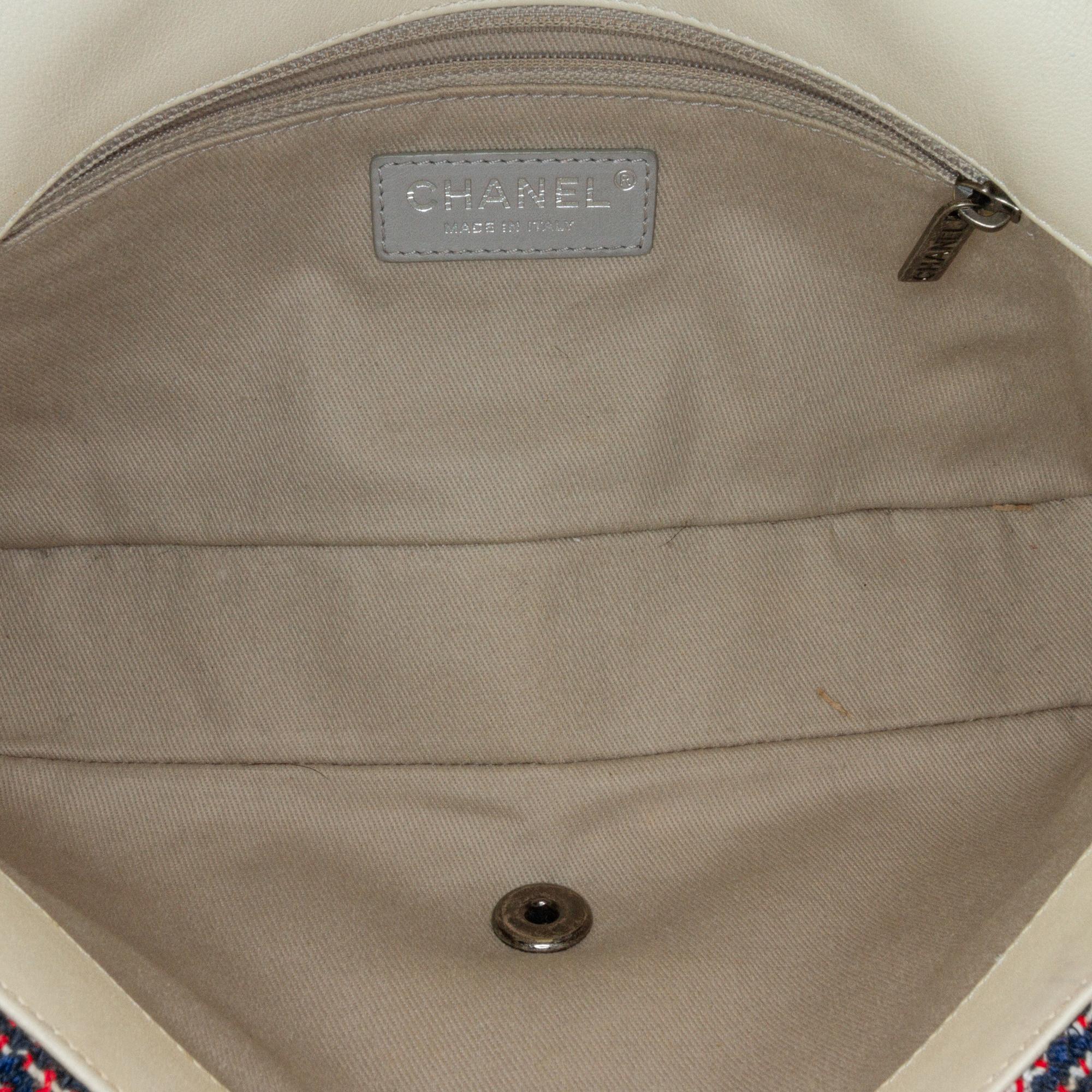 Top Quality Chanel Medium Tweed Single Flap (SHG-2oV8gp)