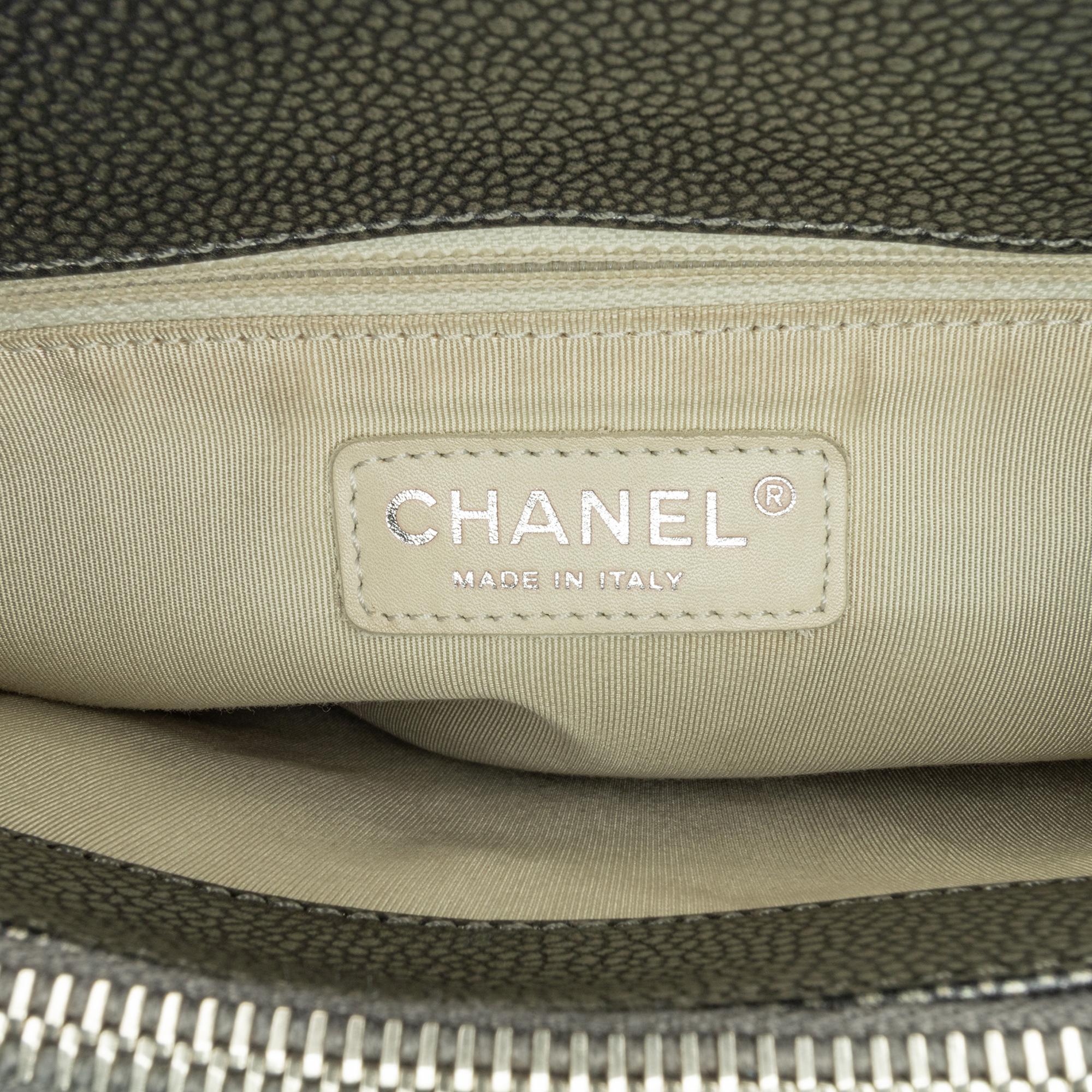 Top Quality Chanel Metallic Caviar Grand Shopping Tote (SHG-xuVhel)
