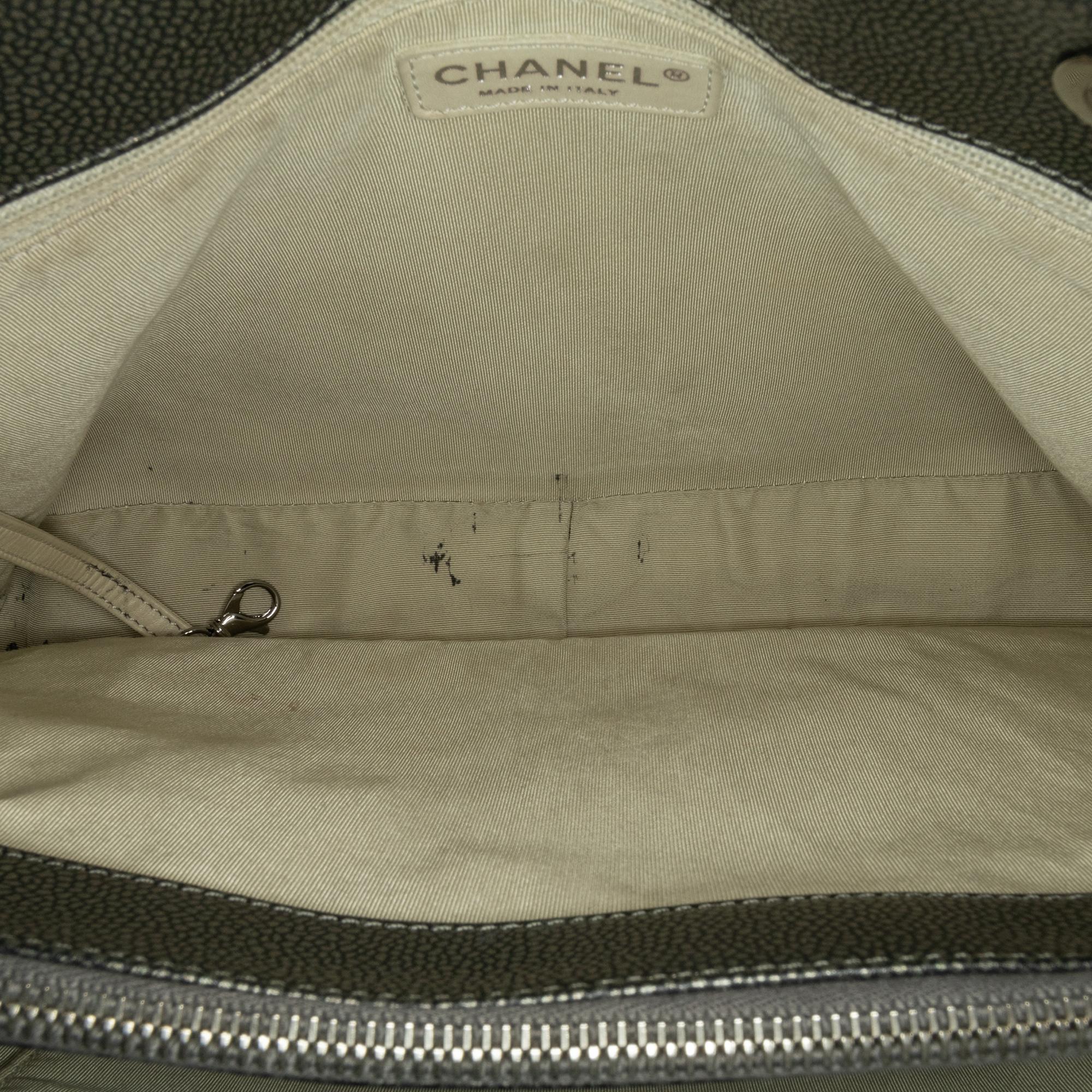 Top Quality Chanel Metallic Caviar Grand Shopping Tote (SHG-xuVhel)