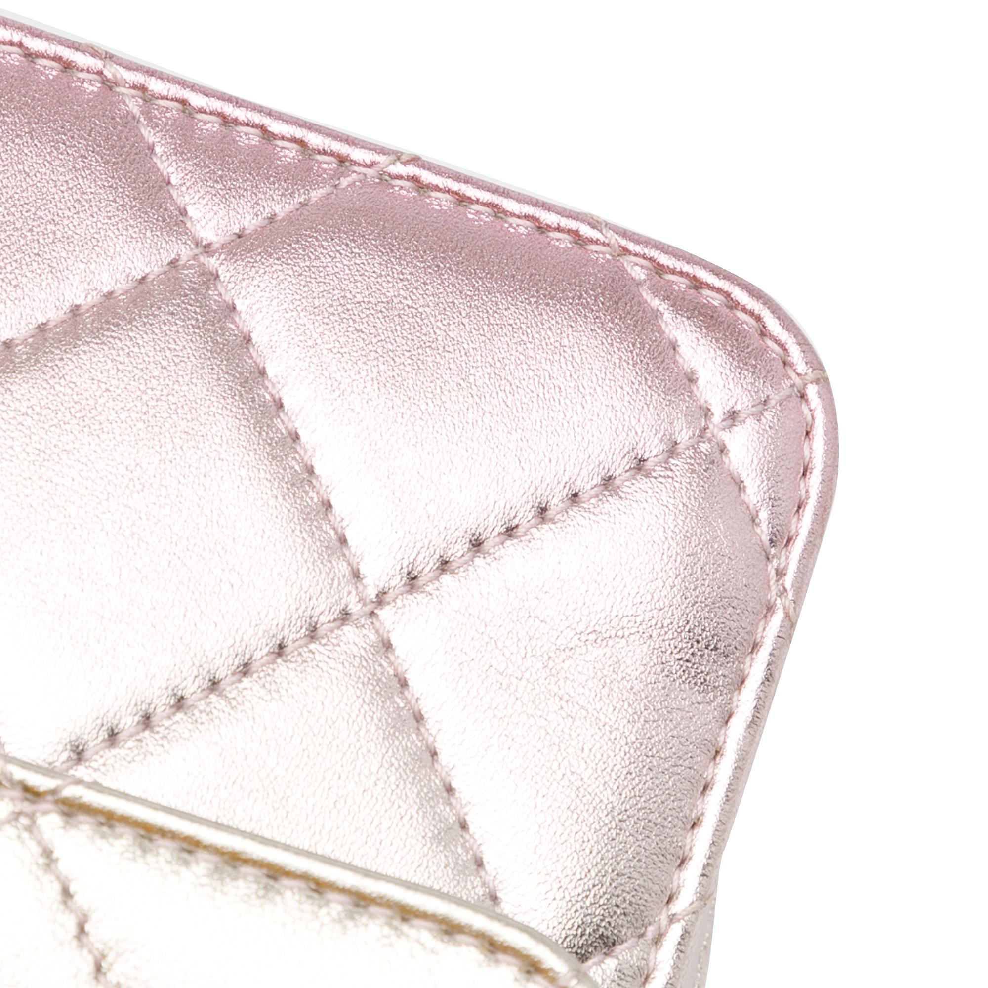 Top Quality Chanel Mini Metallic Lambskin Like a Wallet Flap Bag (SHG-ZFjRuZ)