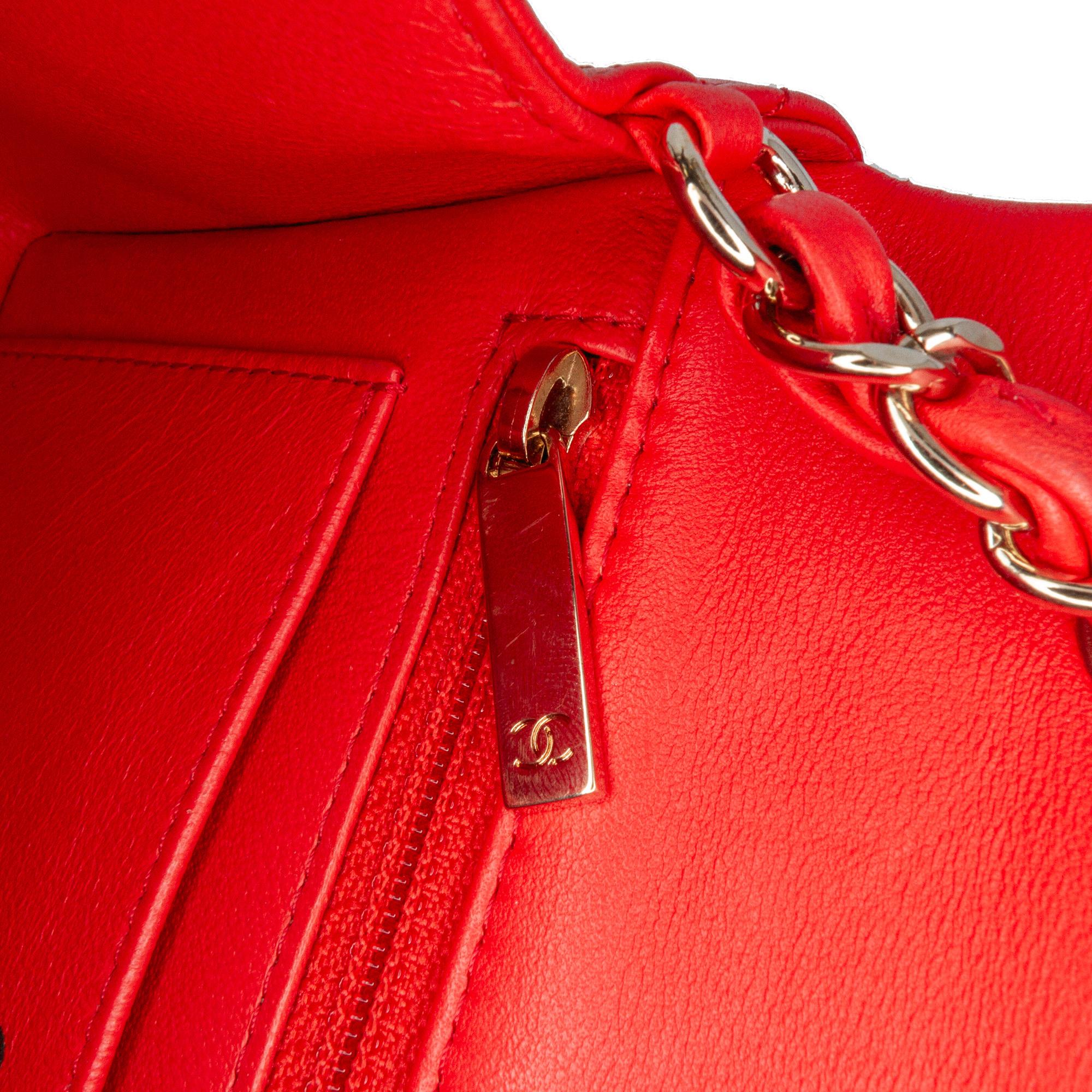Top Quality Chanel Mini Rectangular Classic Lambskin Single Flap (SHG-b4NsOn)