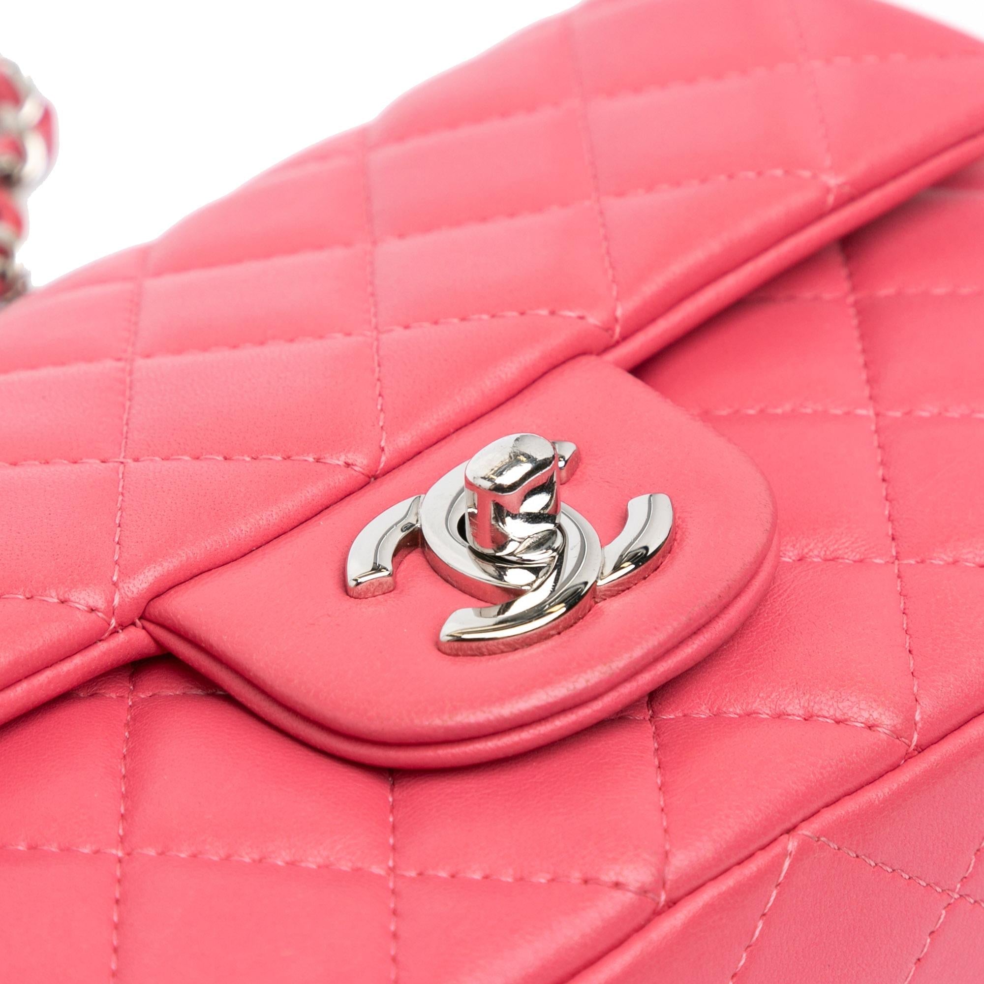 Top Quality Chanel Mini Rectangular Classic Lambskin Single Flap (SHG-wS9IQG)